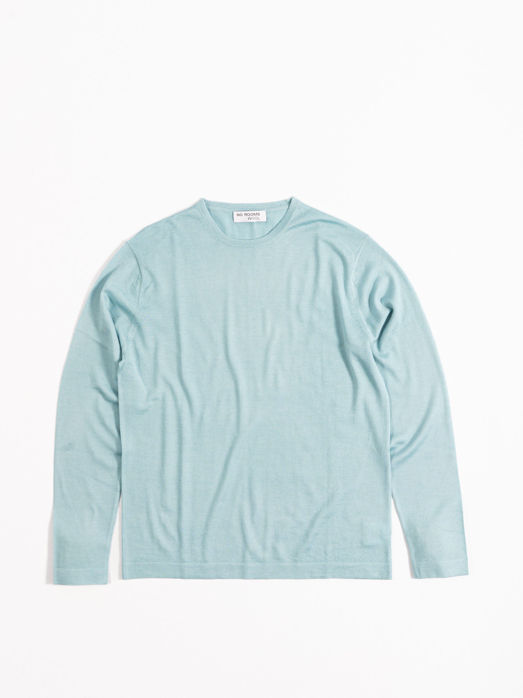 Wool Classic Crewneck Sweater Light Blue