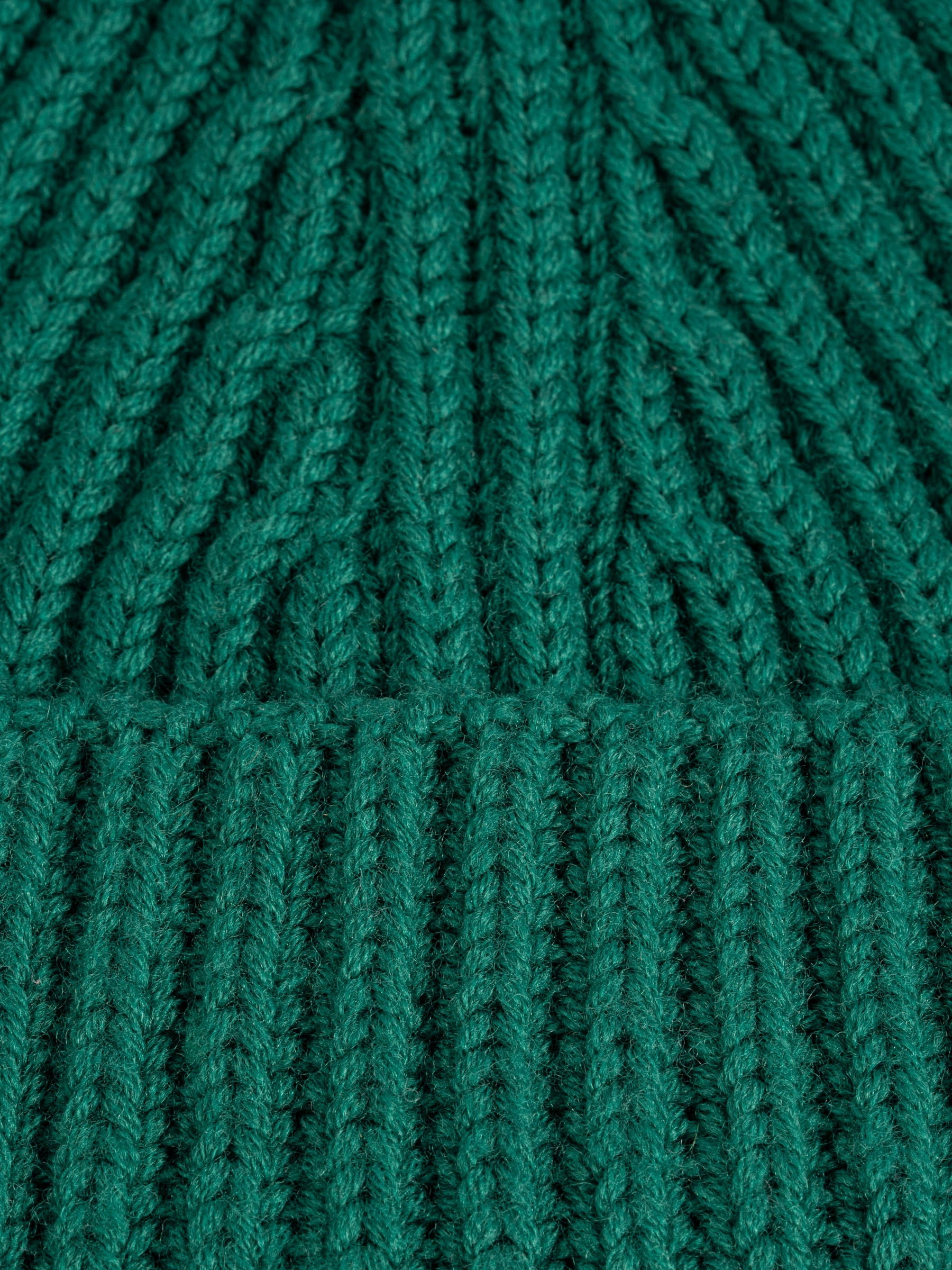 No Rooms Wool Beanie Short Green