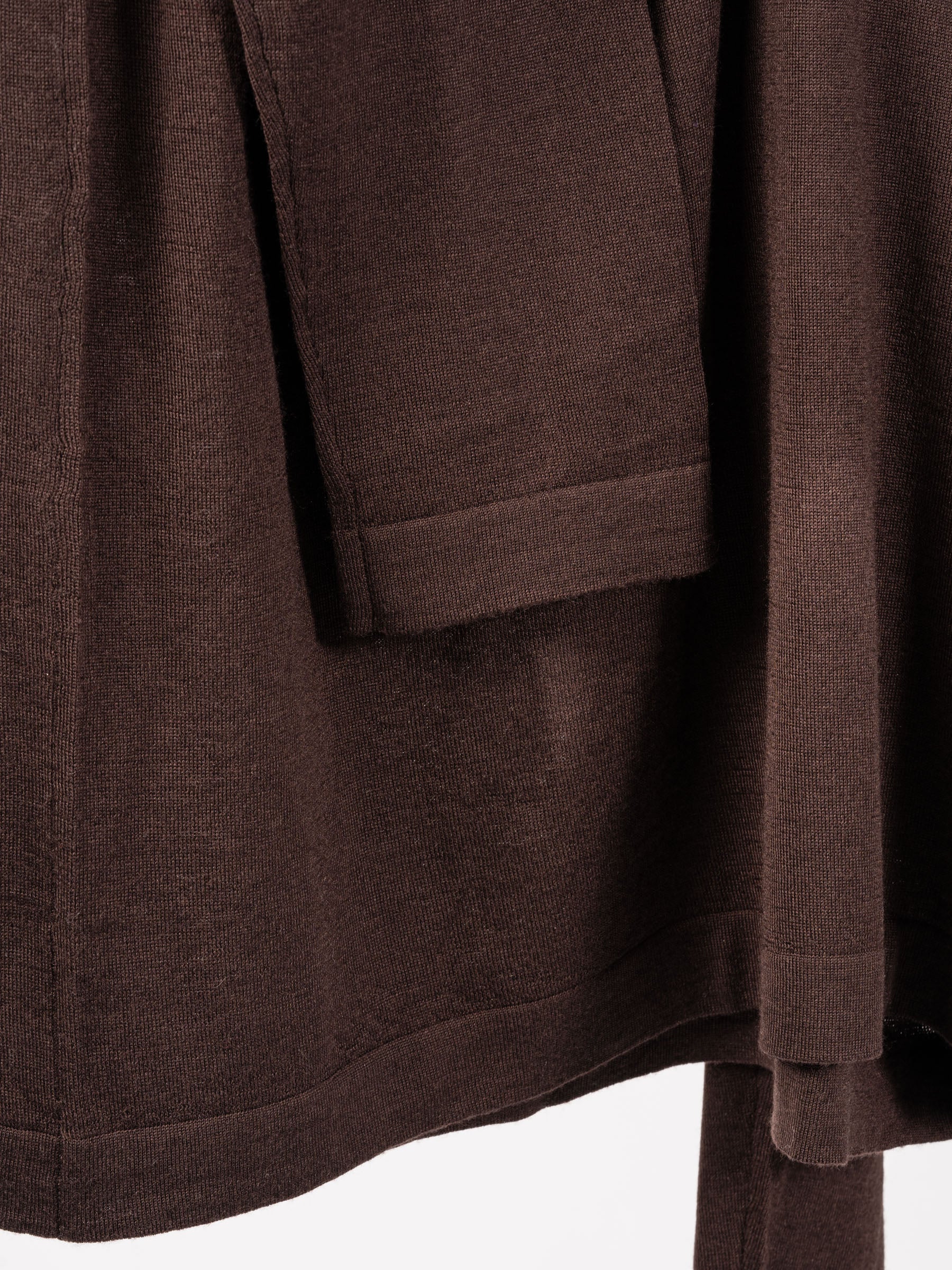 No Rooms Wool Classic Rollerneck Sweater Brown