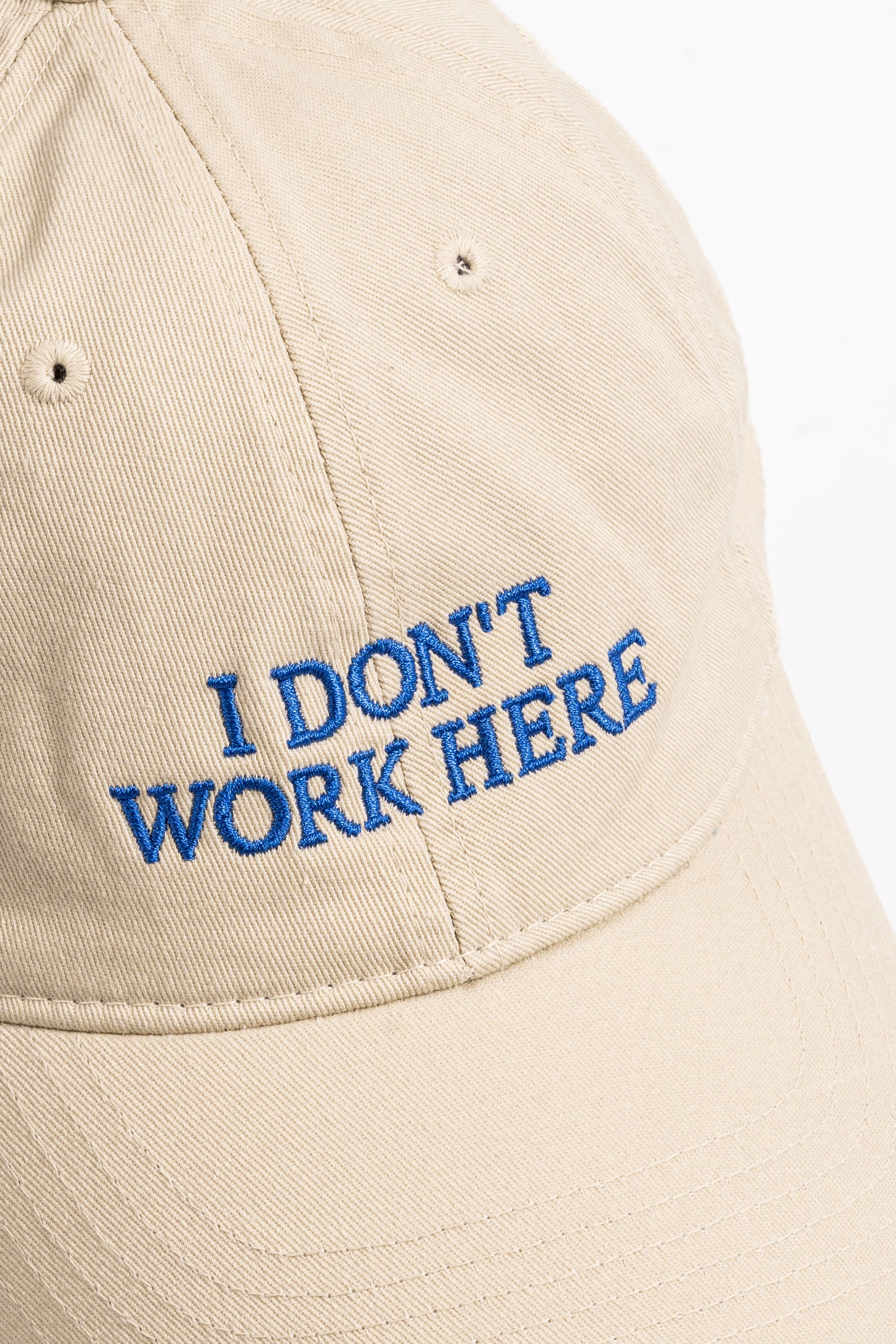 Sorry I Don't Work Here Cap Beige