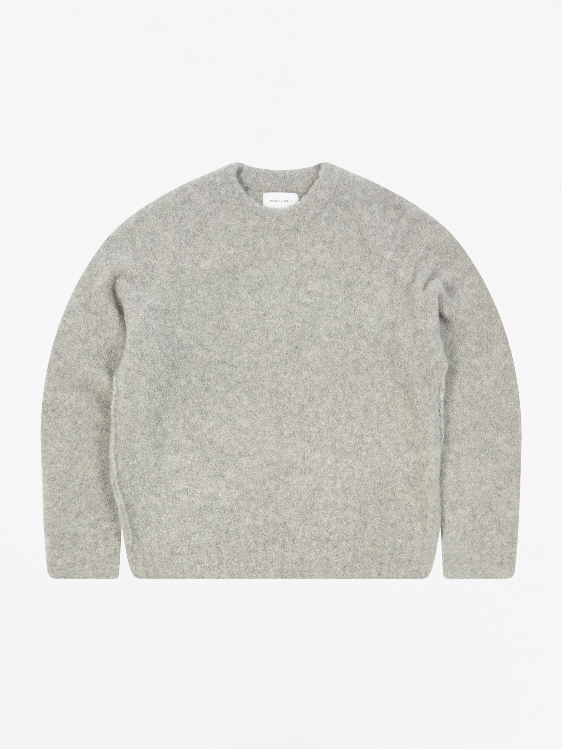 Boucle Crew Sweater Grey