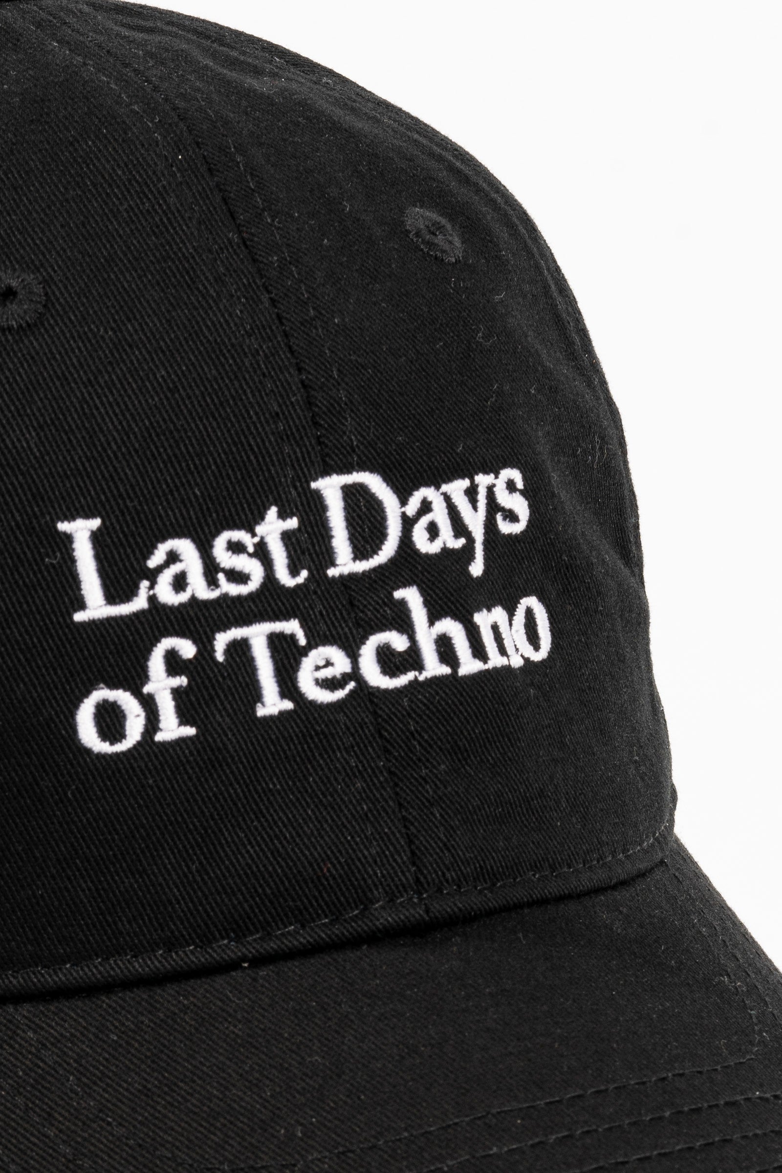 Last Days Of Techno Cap Black