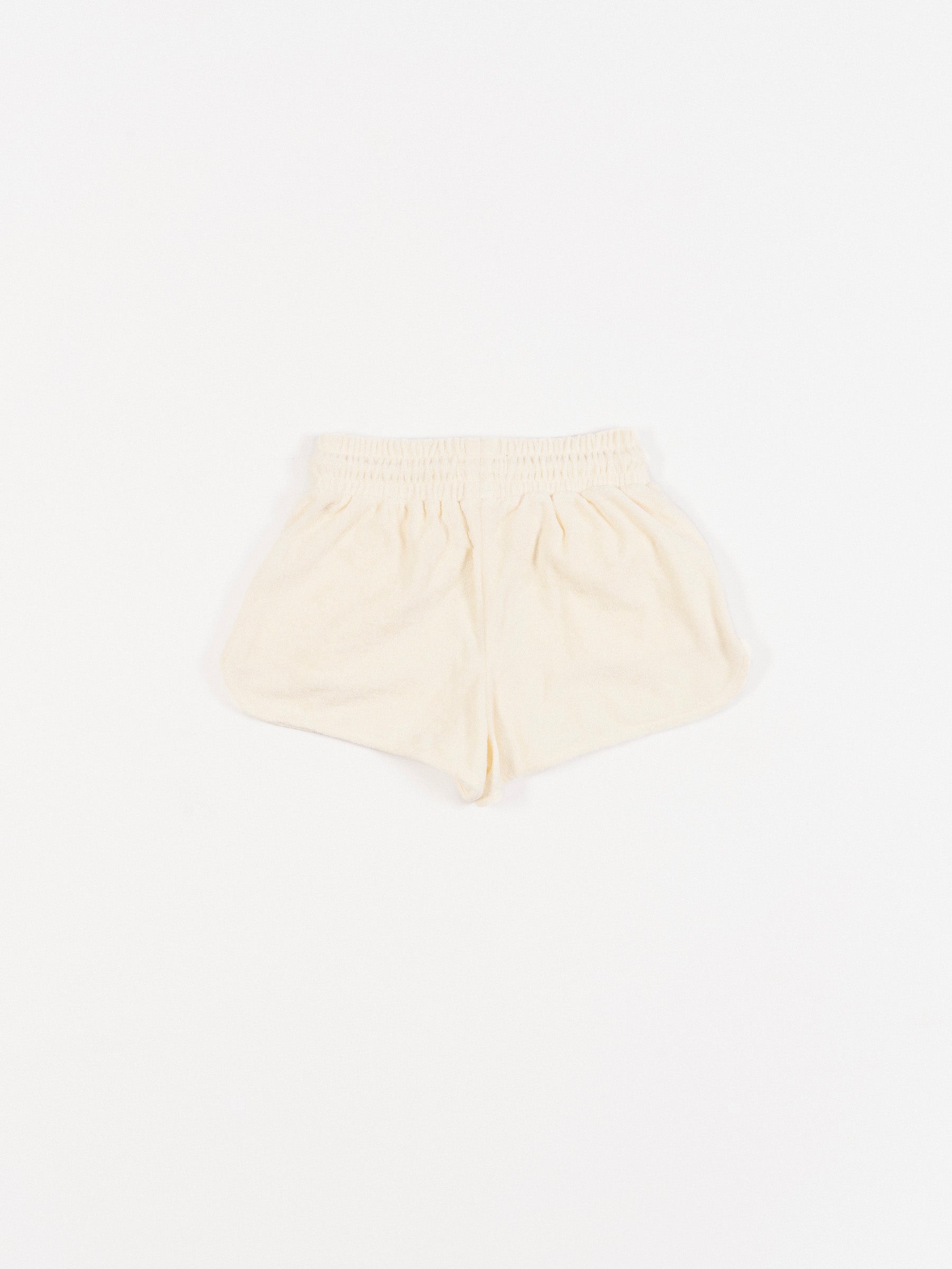 Terry Low Shorts Off White