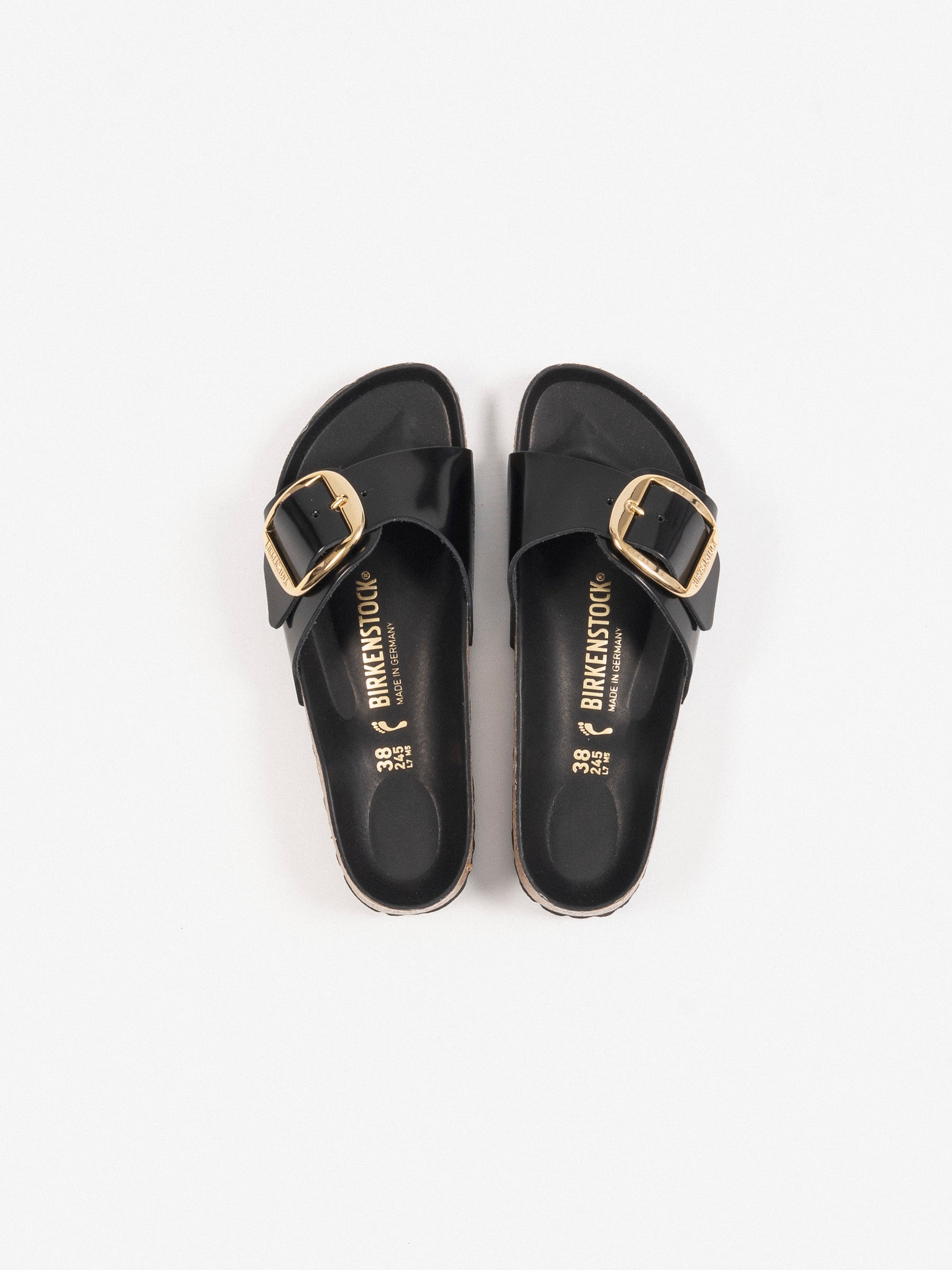 Madrid Big Buckle Nappa Glamour Black