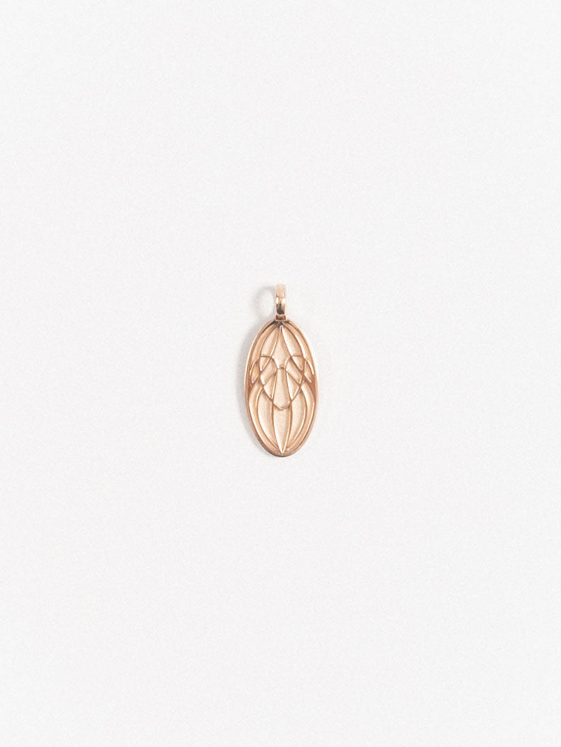 Gekko Logo Pendant Size M Rose Gold