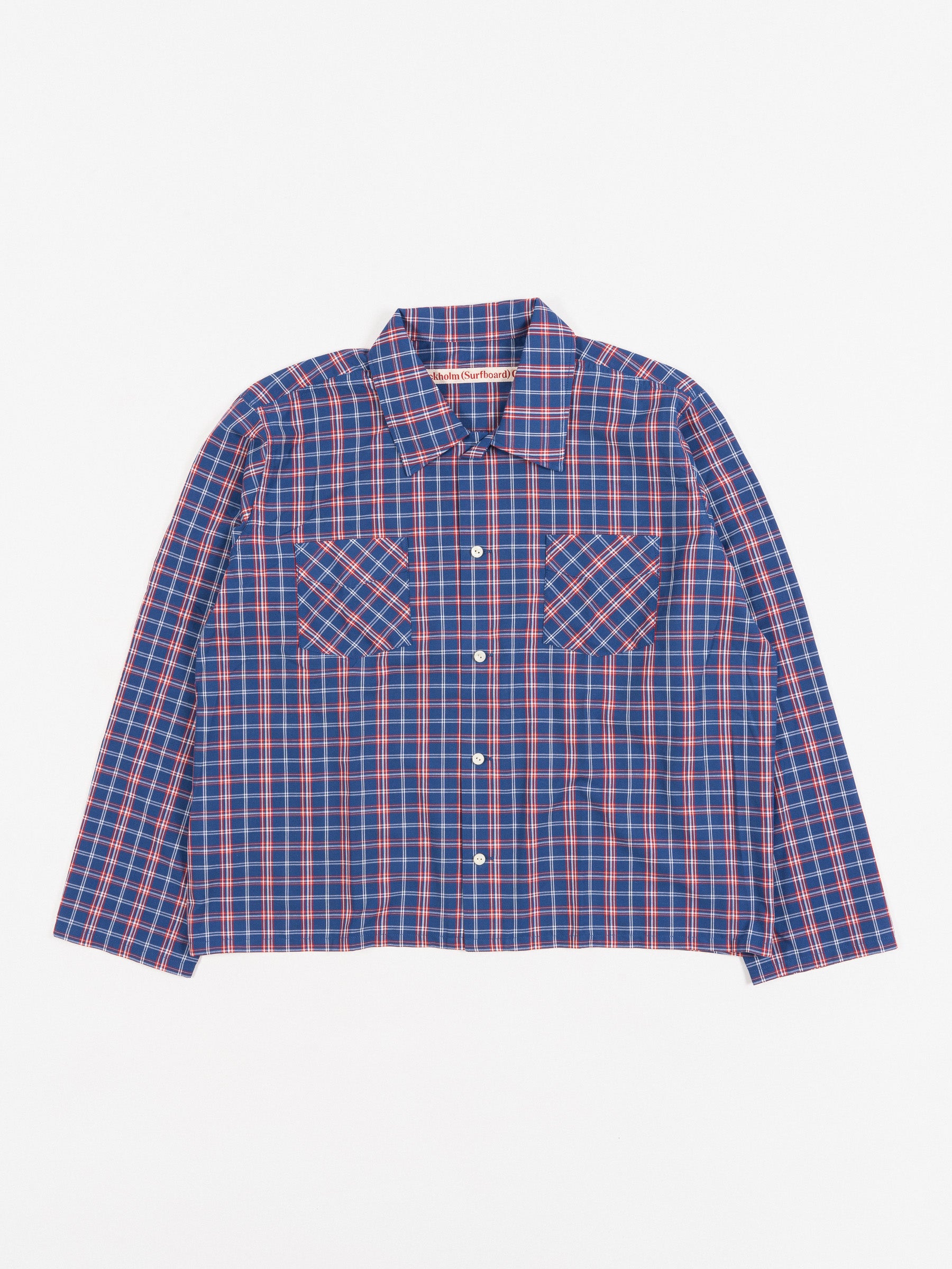 Club Overshirt Blue Check