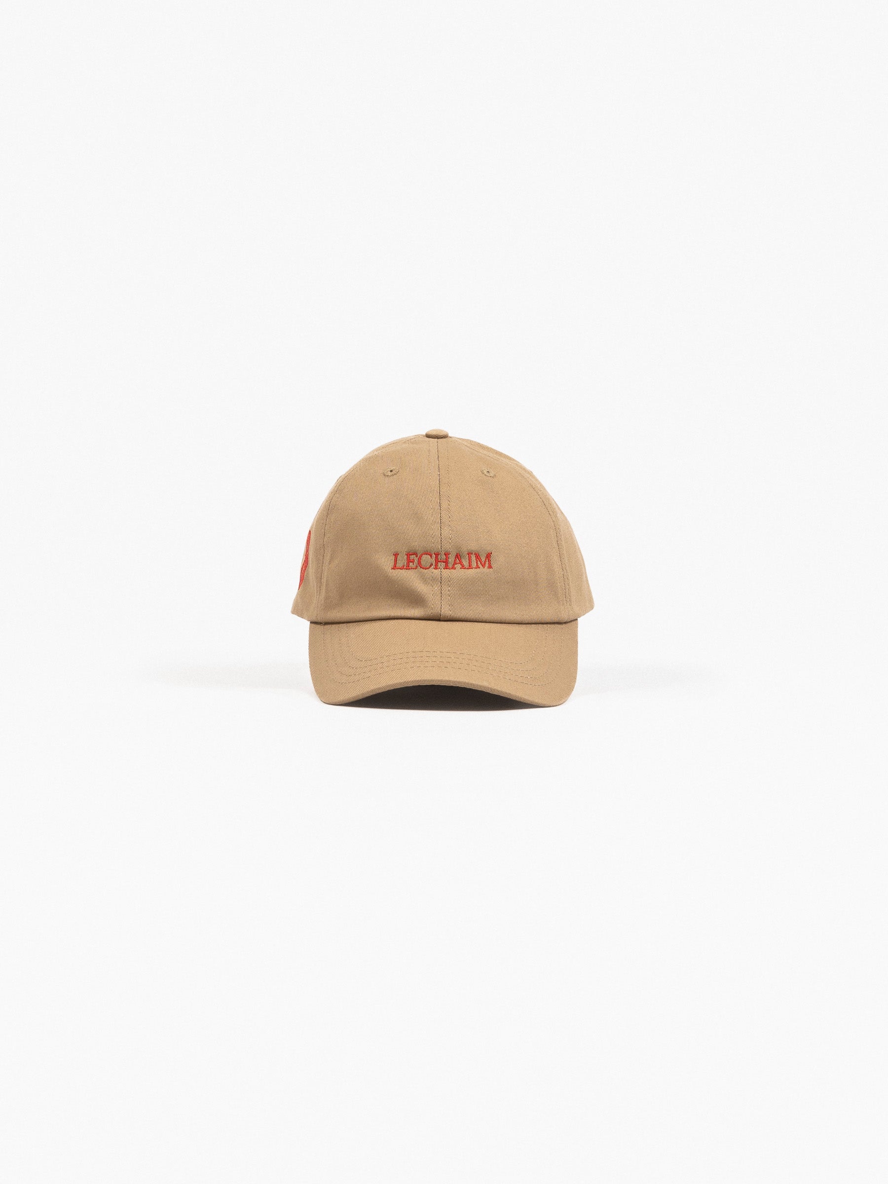 Lechaim Vintage Cap Khaki/Red