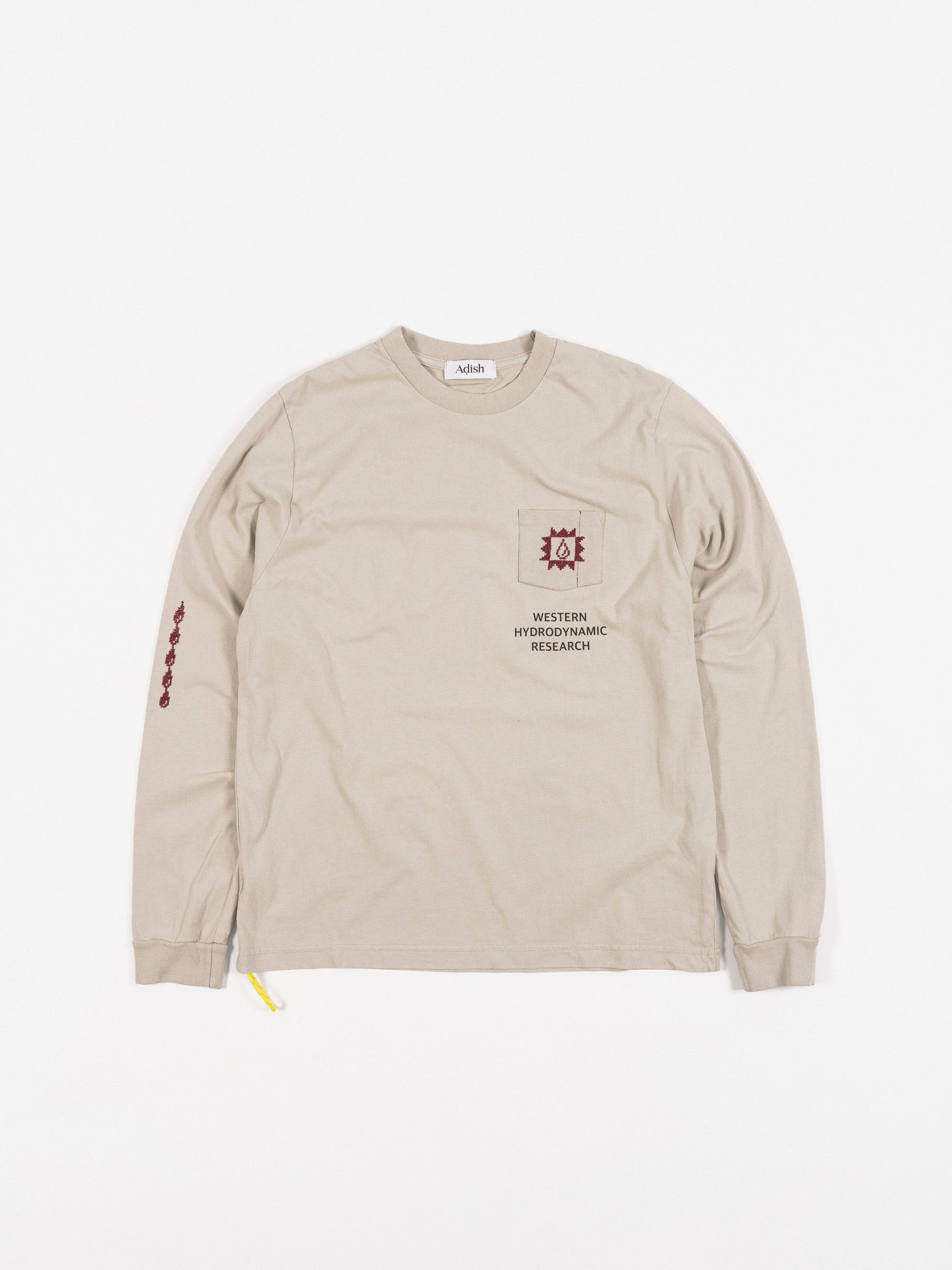 x WHR Mawj Logo Long Sleeve Shirt Grey