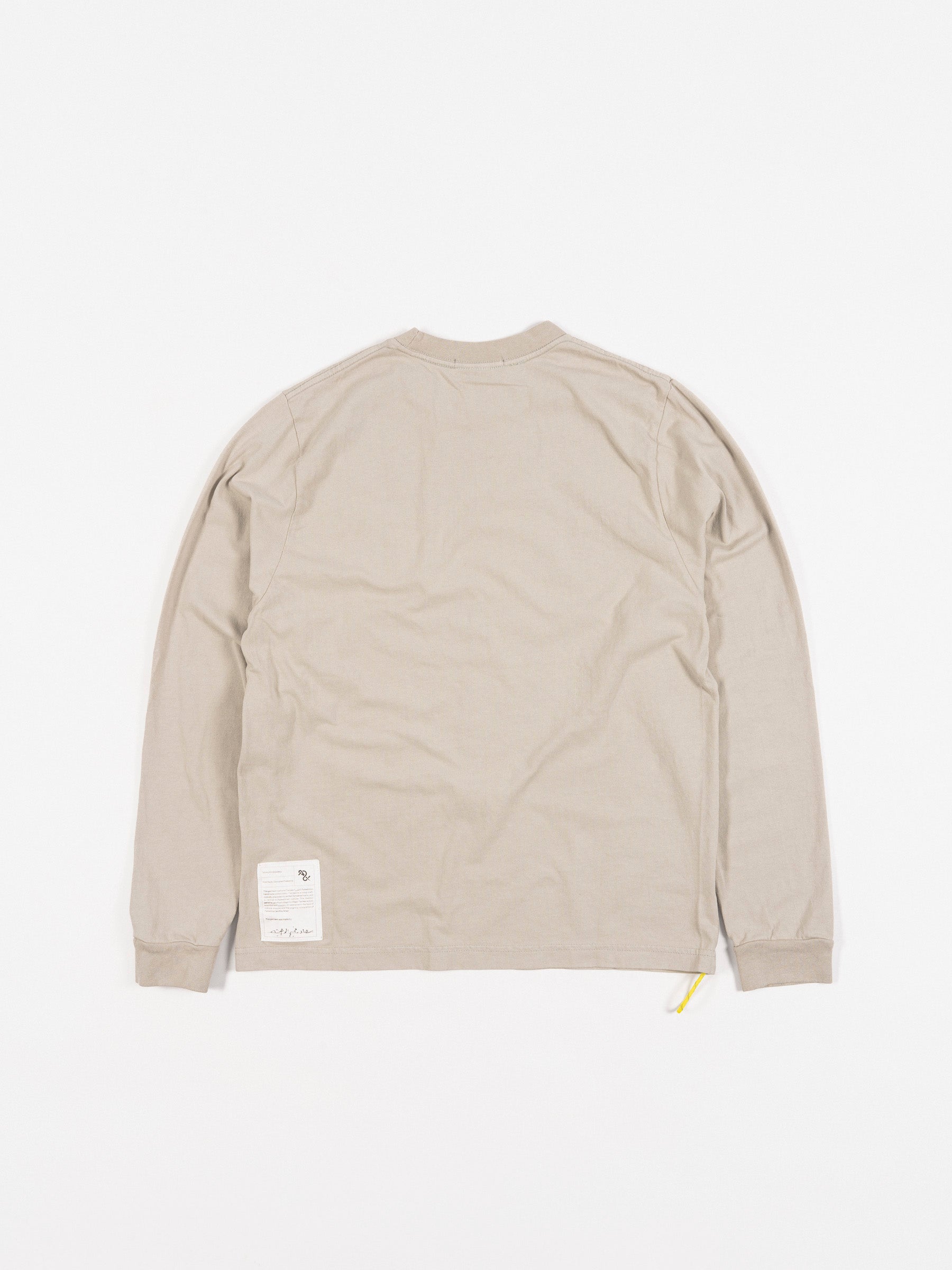 x WHR Mawj Logo Long Sleeve Shirt Grey