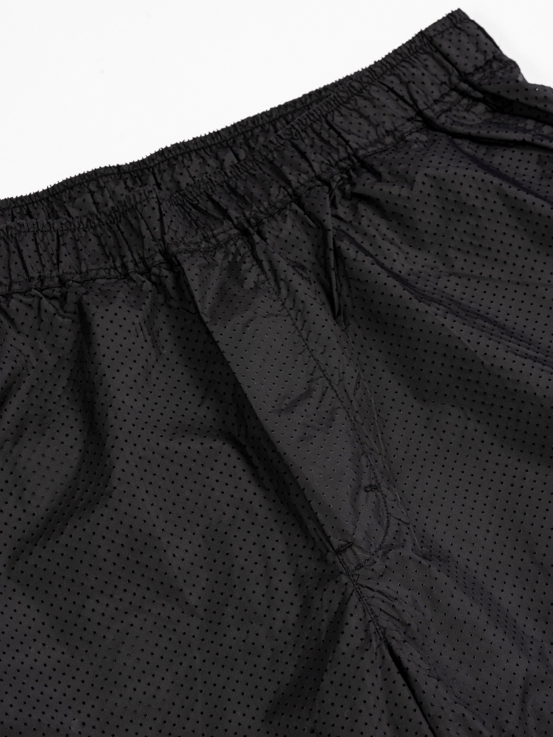 Sander Perforated Shorts Black