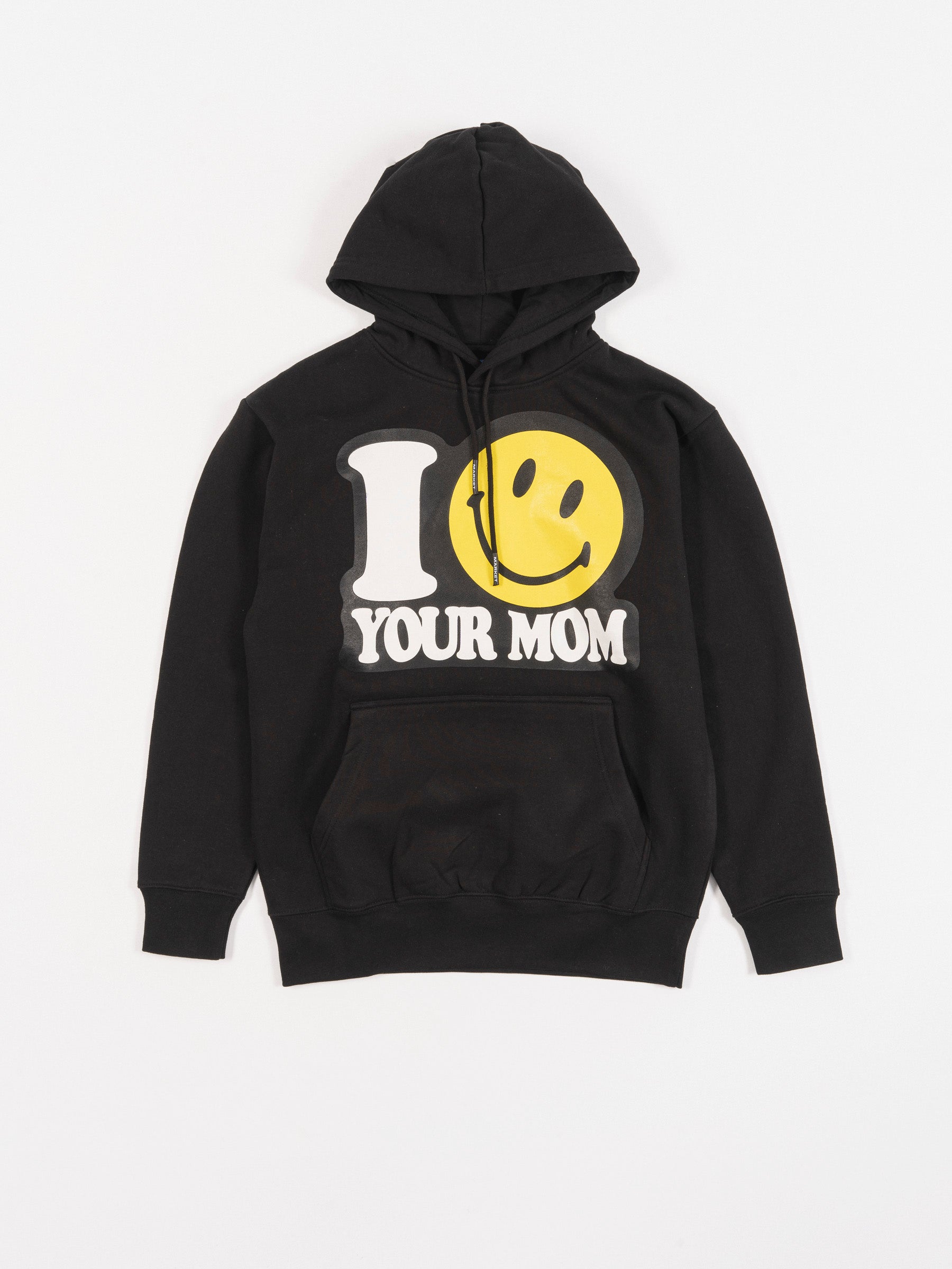 Smiley Your Mom Hoodie Black