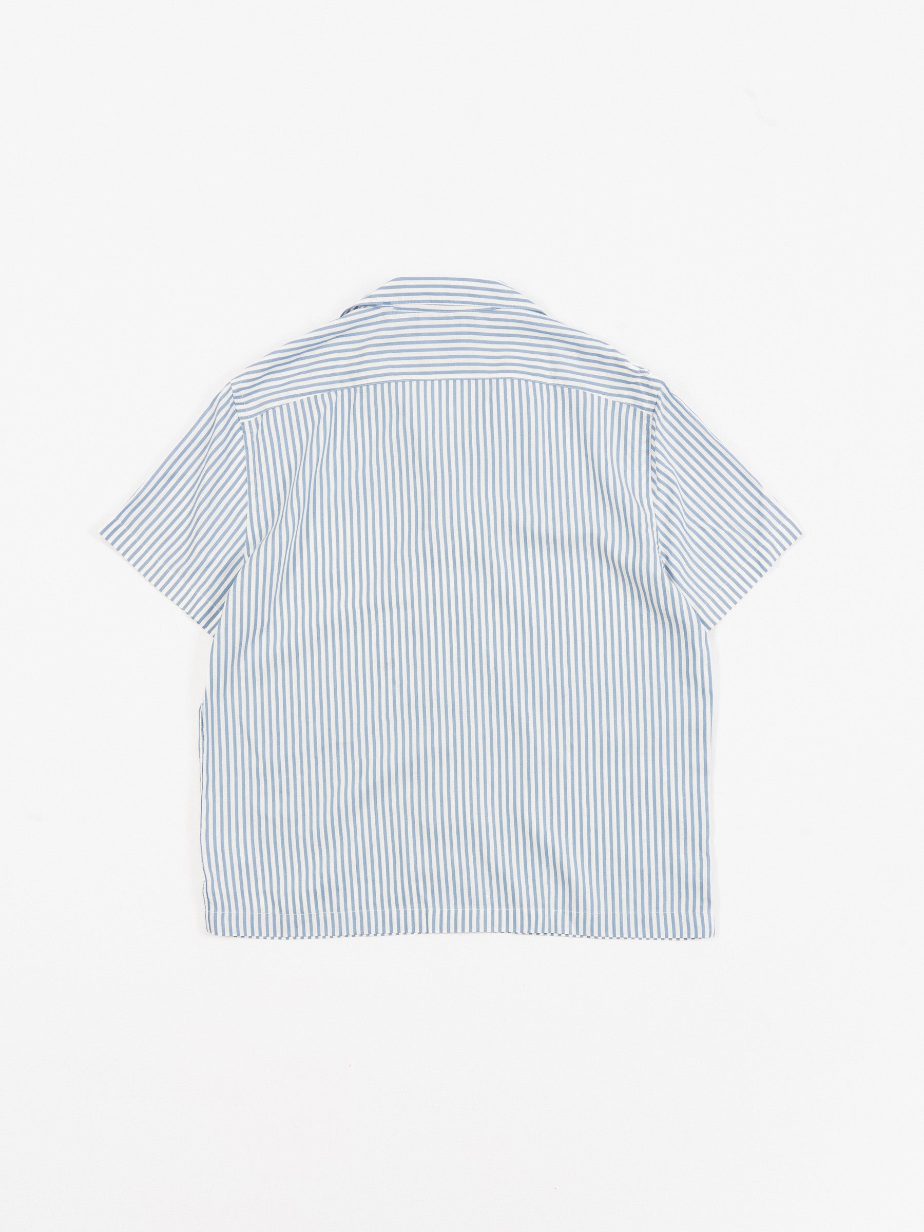 Christophe Striped Short Sleeve Shirt Blue/White