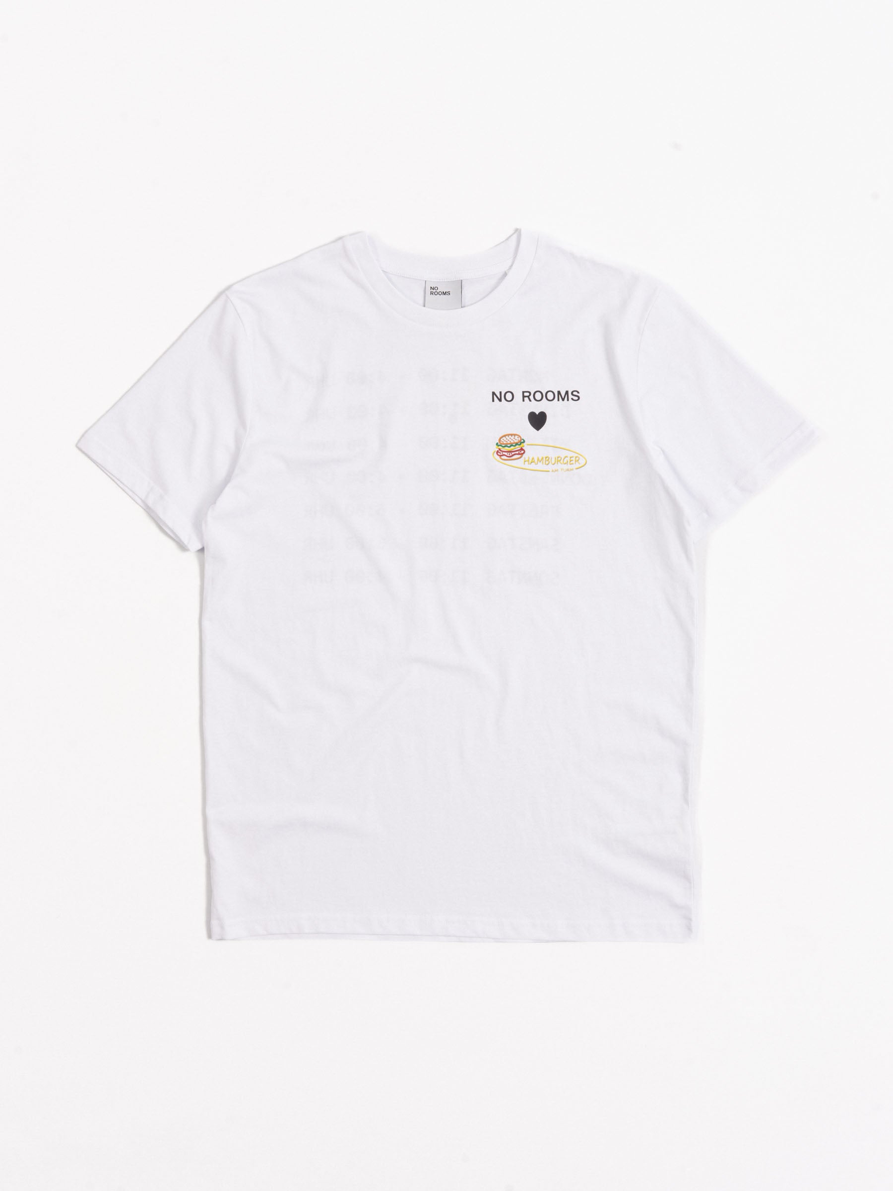 Hamburger Am Turm Opening Hours Tee White