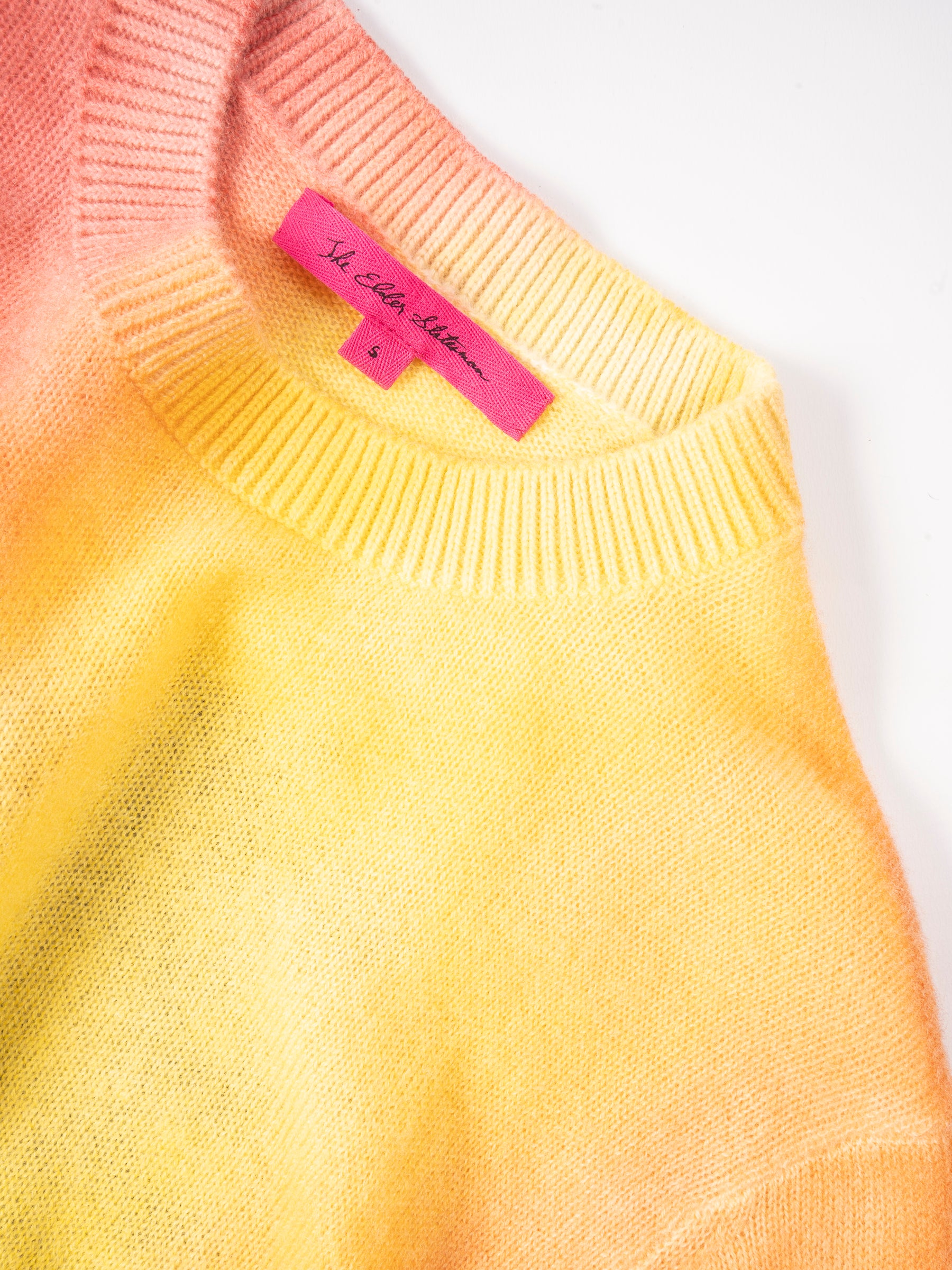 Wave Aura Crew Sweater Rainbow Airbrush