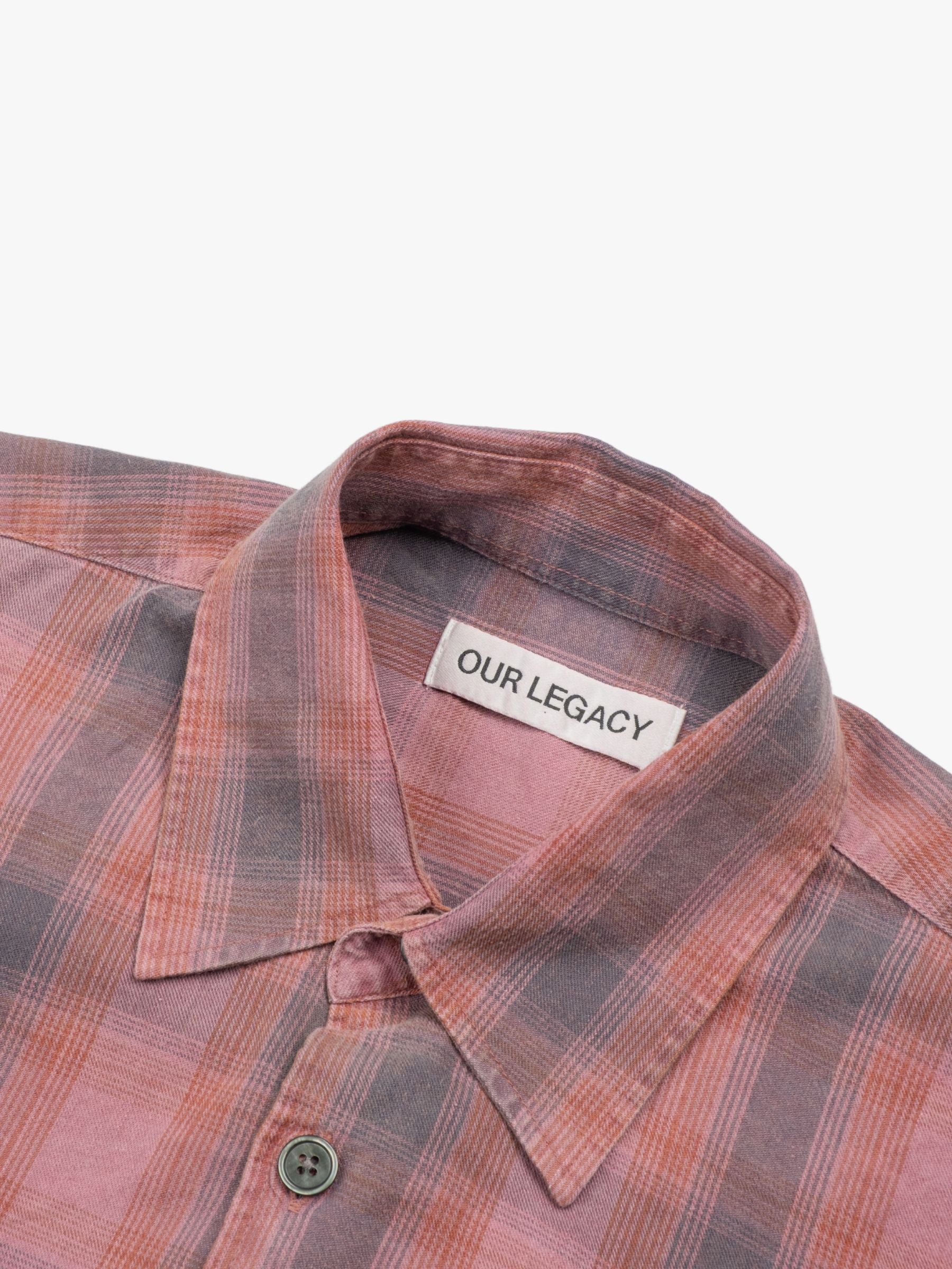 Our Legacy Borrowed Shirt Idaho Flannel Red