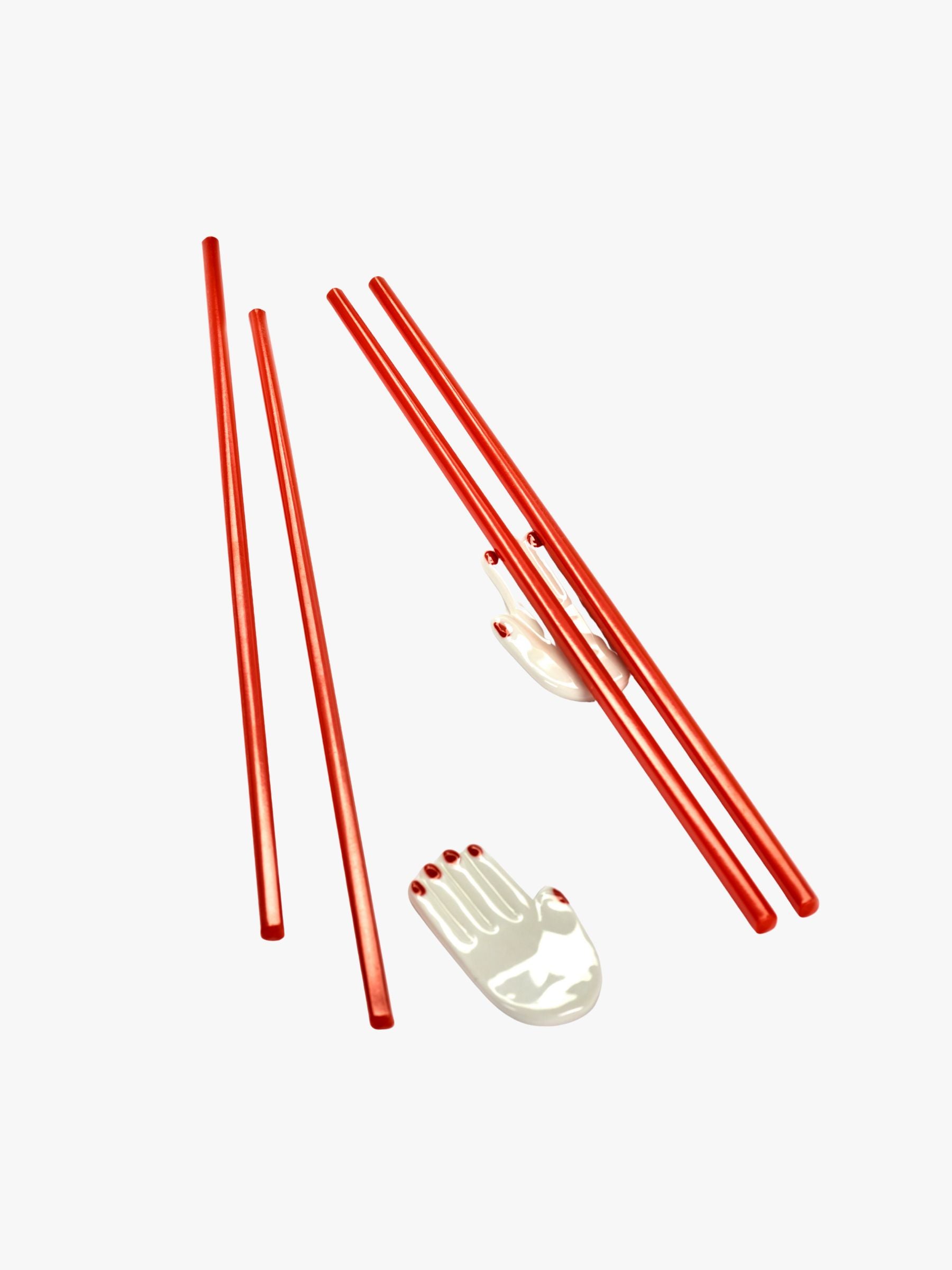 Serax Paola Navone Chopsticks + Holder Set/2 Table Nomade White