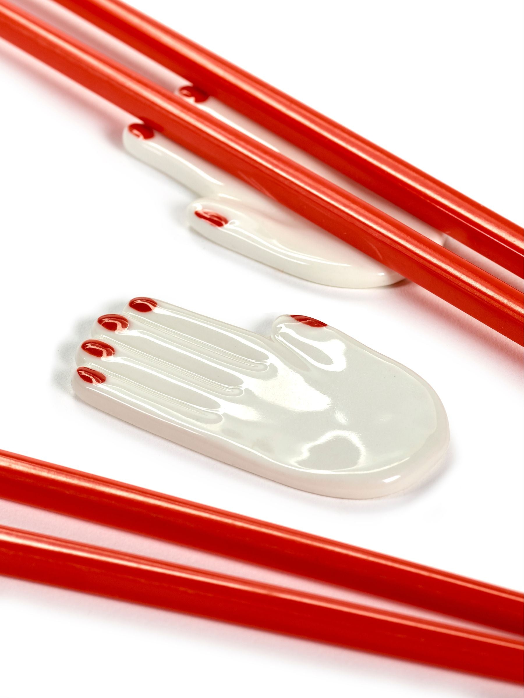 Serax Paola Navone Chopsticks + Holder Set/2 Table Nomade White