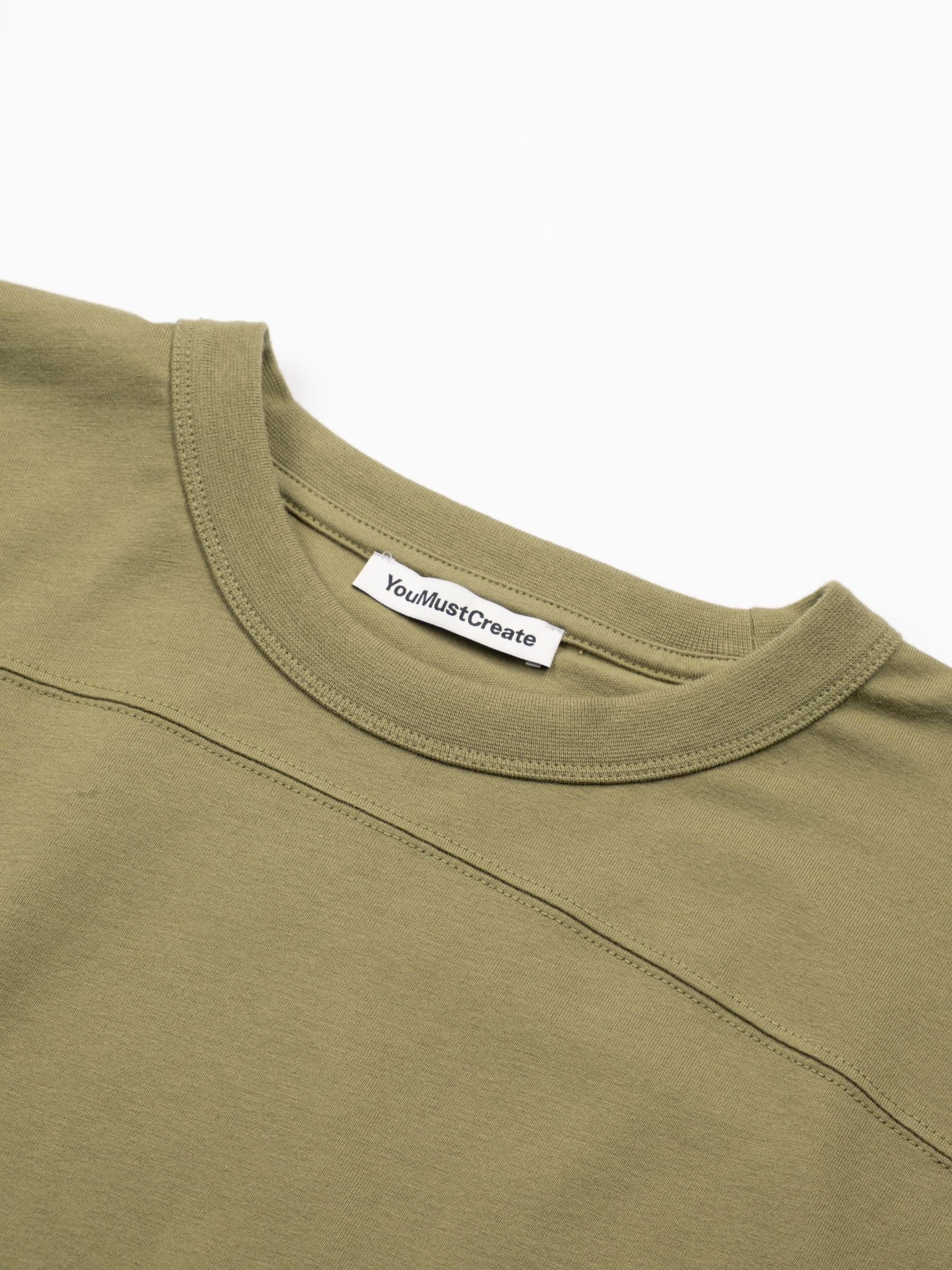 YMC Skate T-Shirt Green/White