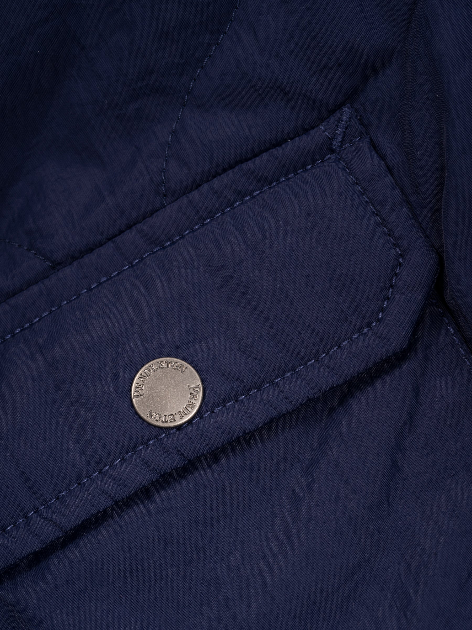 Reversible Quilted Overshirt Blue