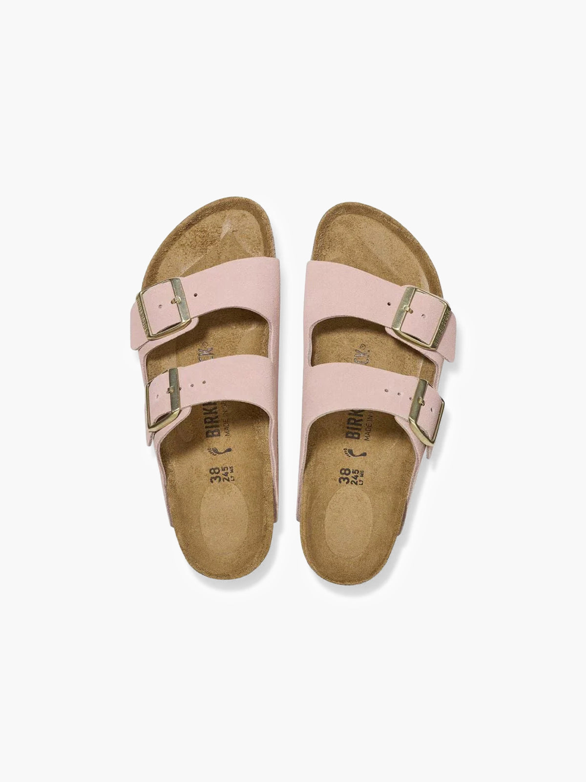 Birkenstock Arizona Suede Leather Light Rose