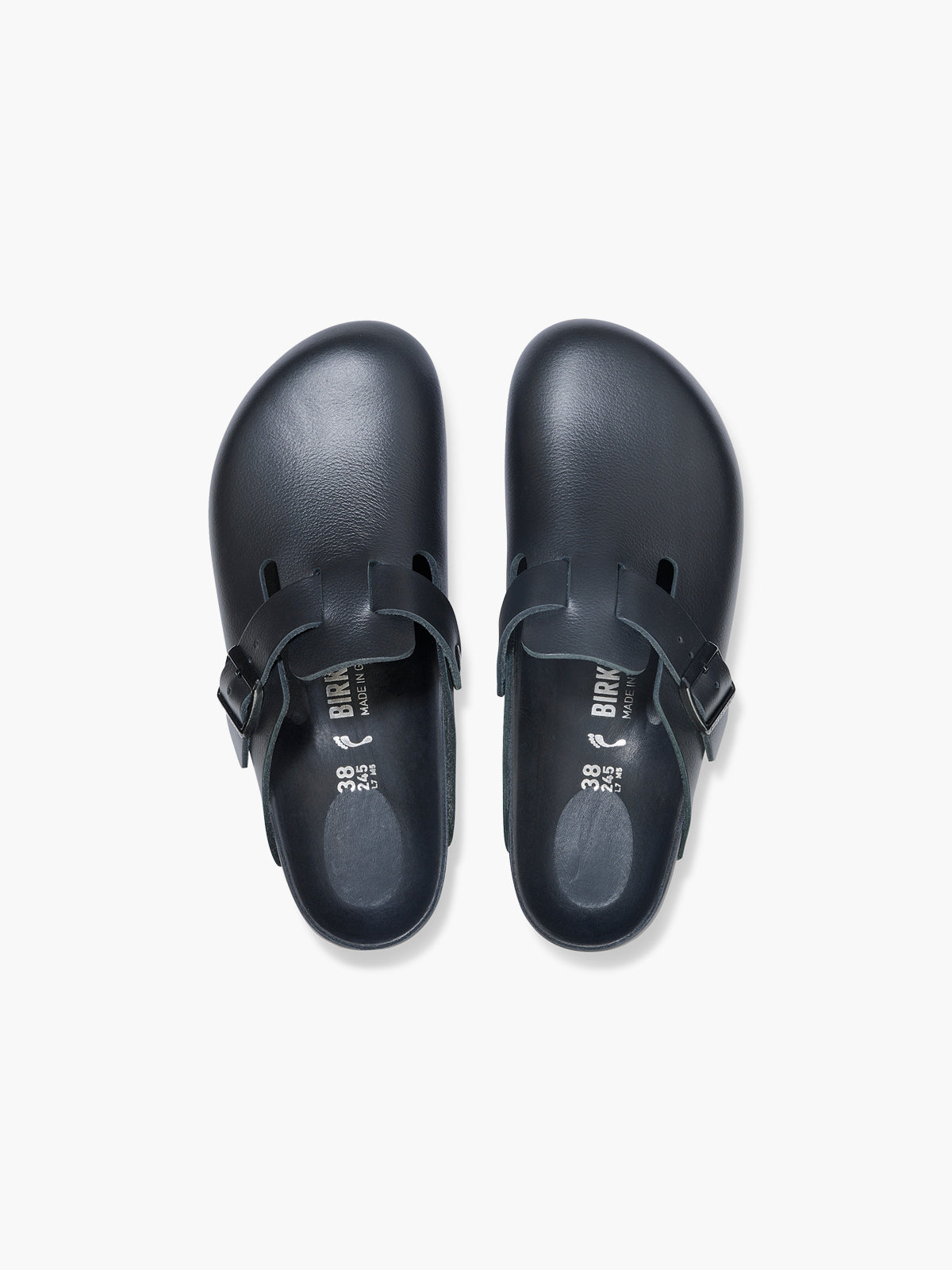 Birkenstock Boston Exquisit Natural Leather Black