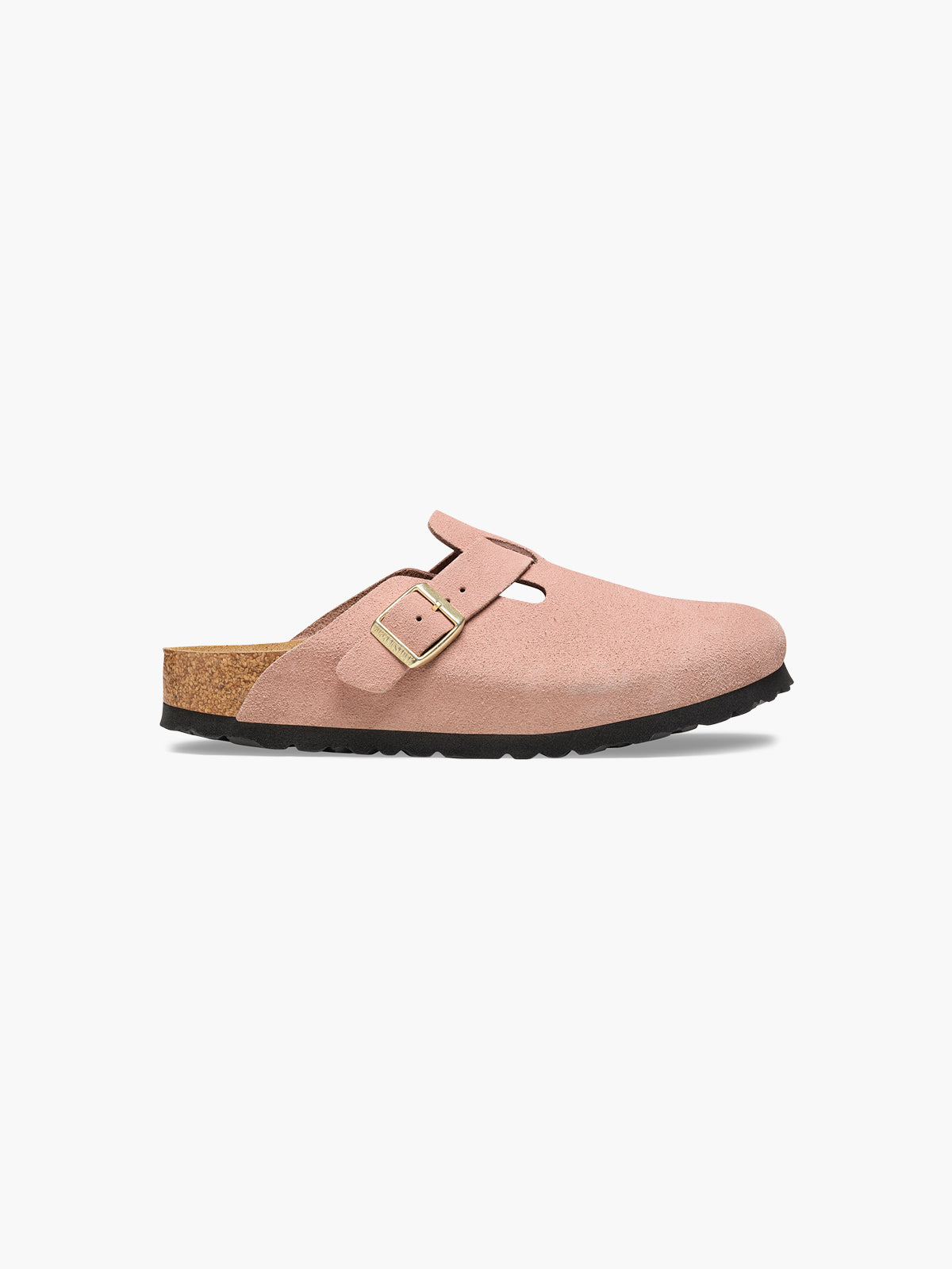 Birkenstock Boston Suede Leather Light Rose