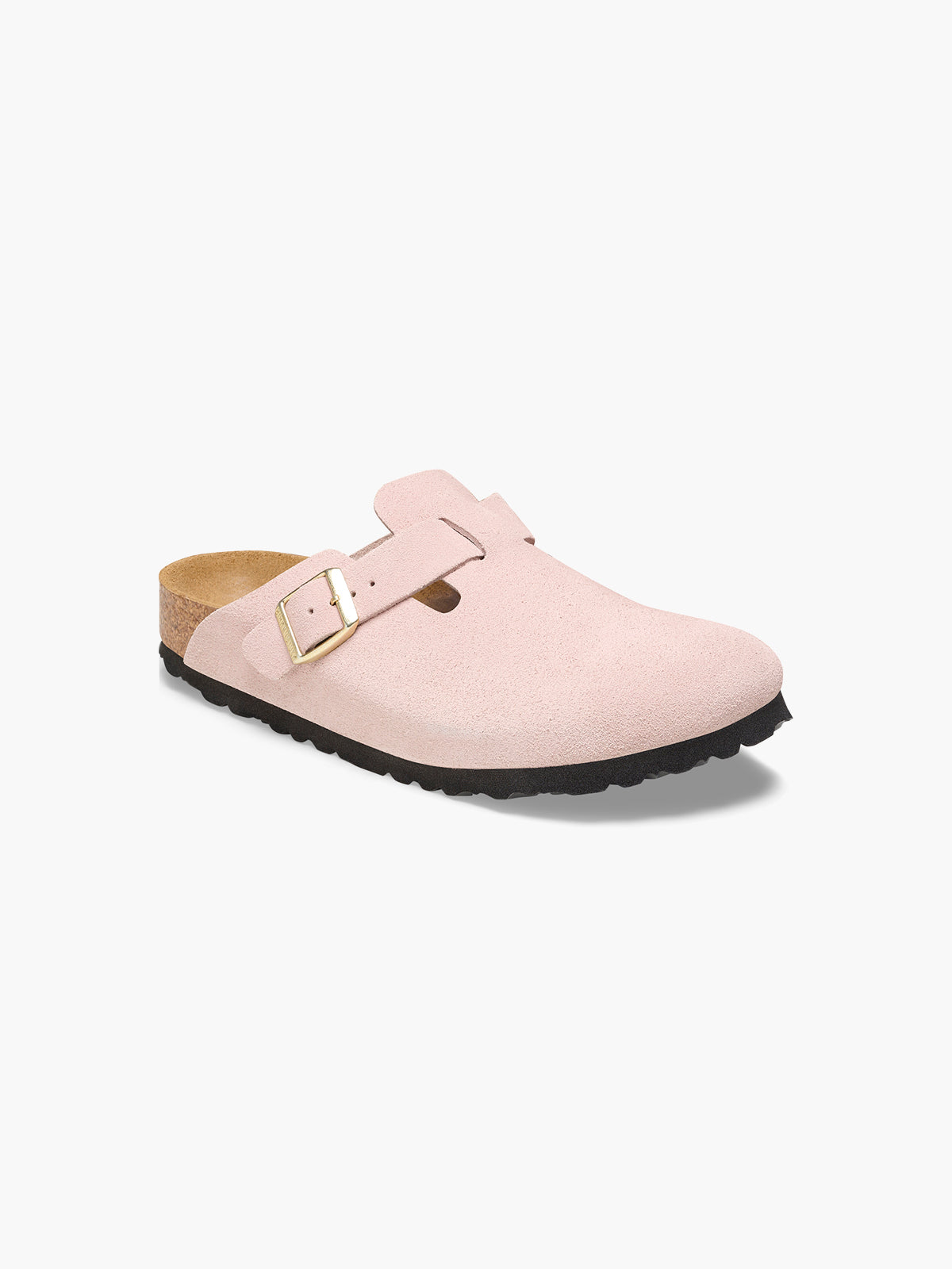 Birkenstock Boston Suede Leather Light Rose