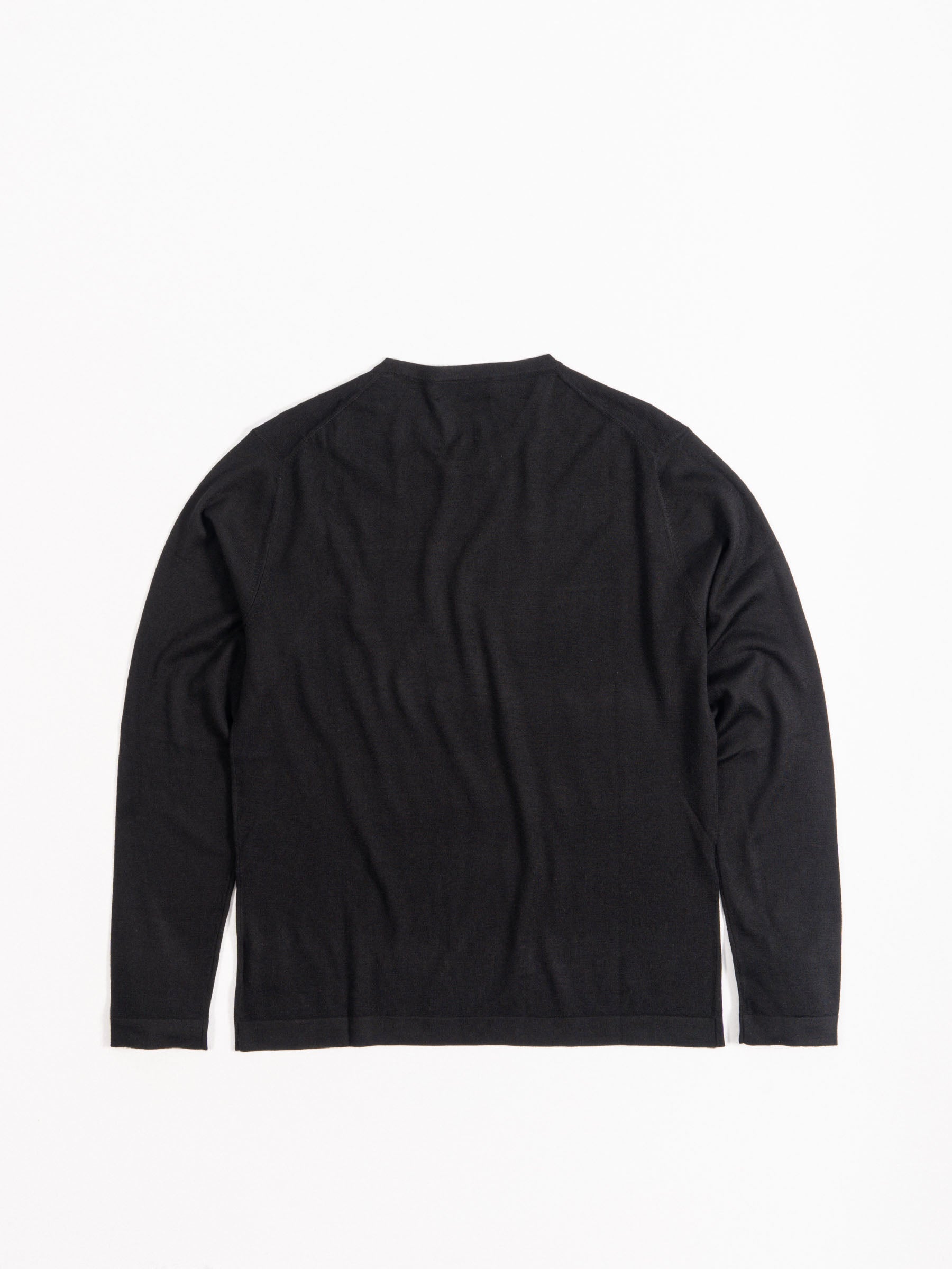 Wool Classic Crewneck Sweater Black