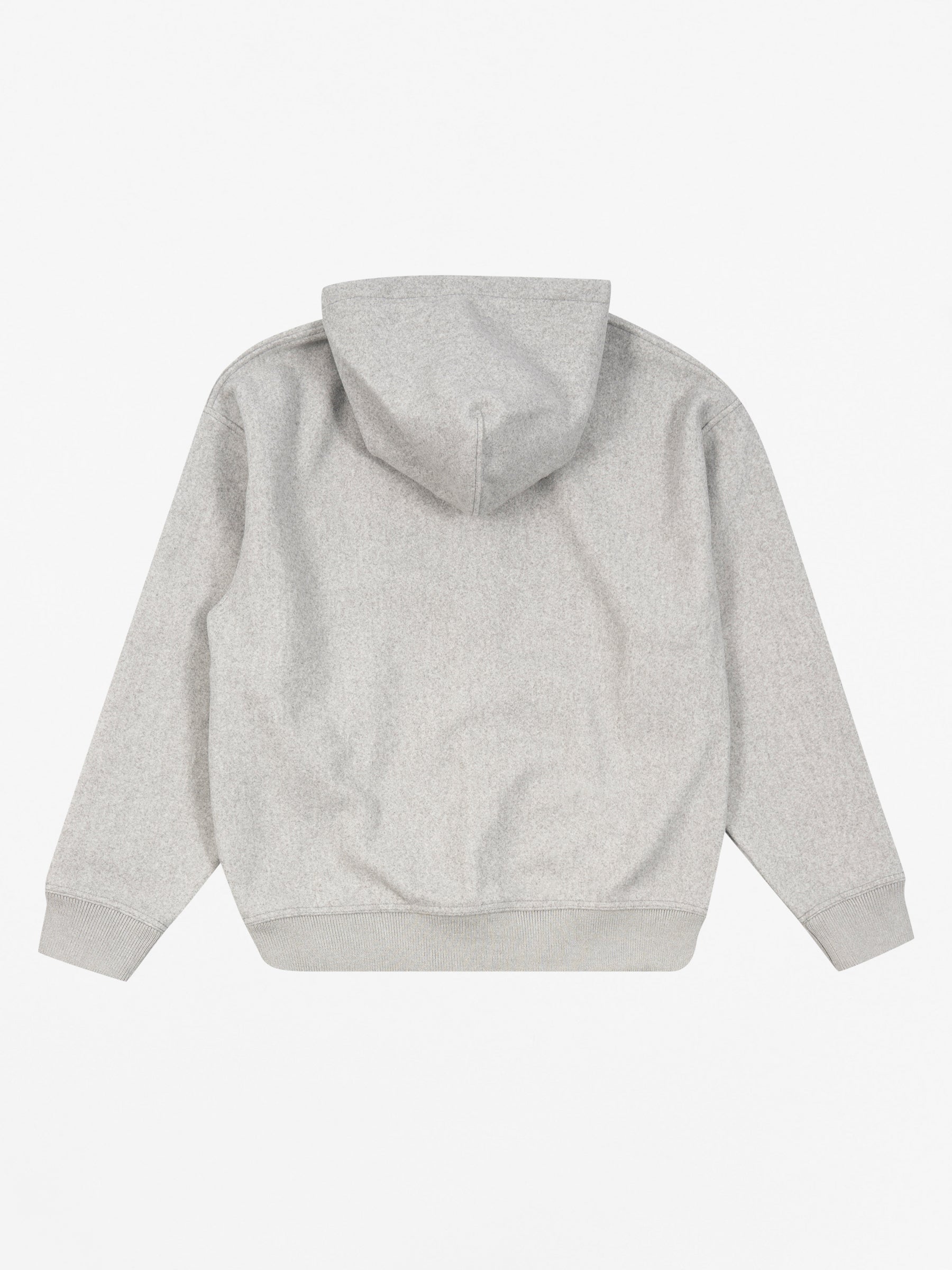 Drop Shoulder Hooded Sweater Grey