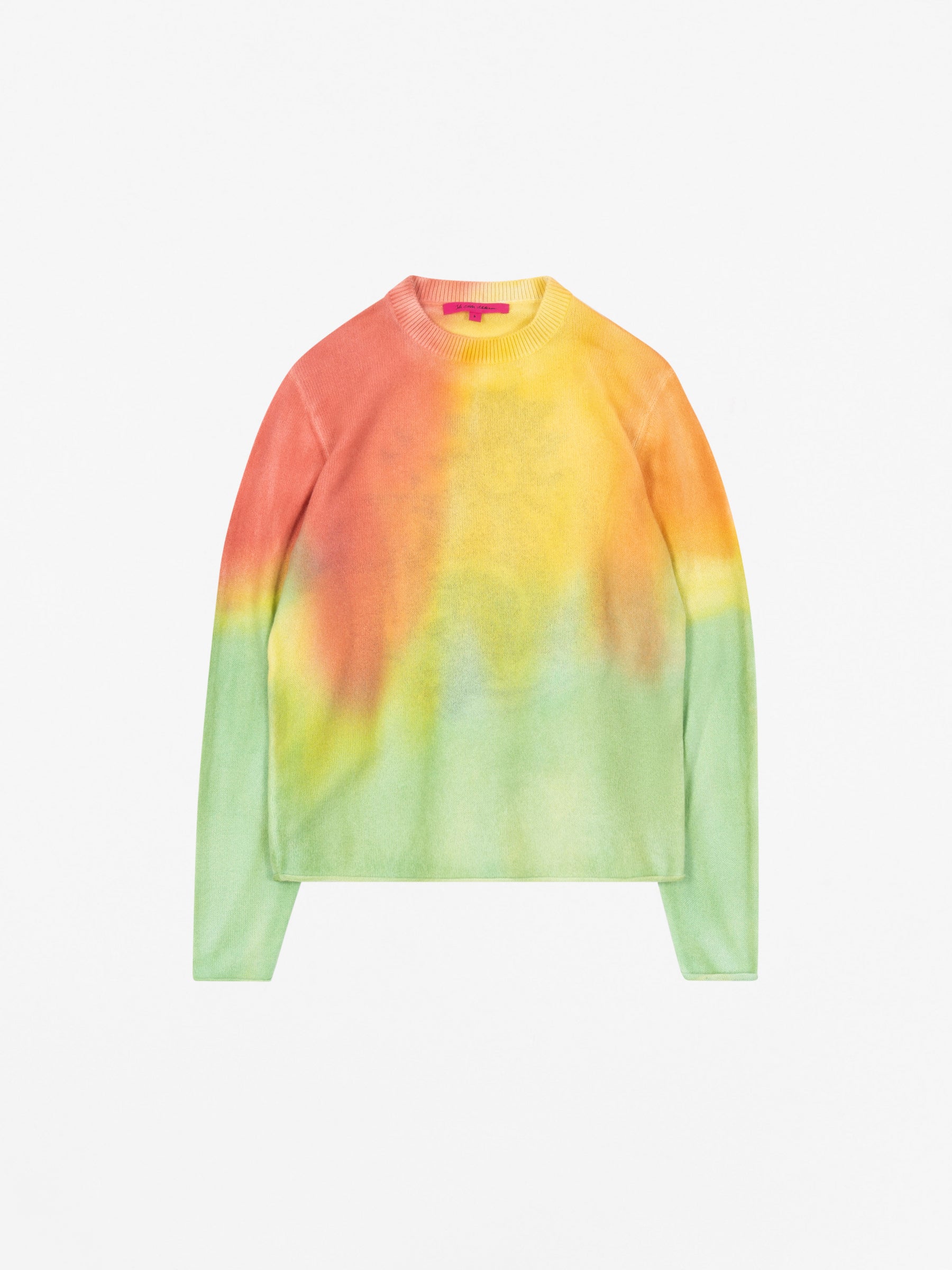 Wave Aura Crew Sweater Rainbow Airbrush