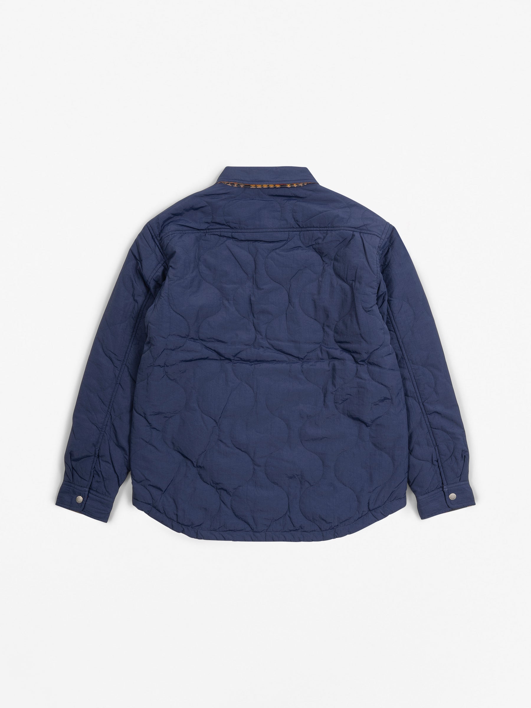 Reversible Quilted Overshirt Blue