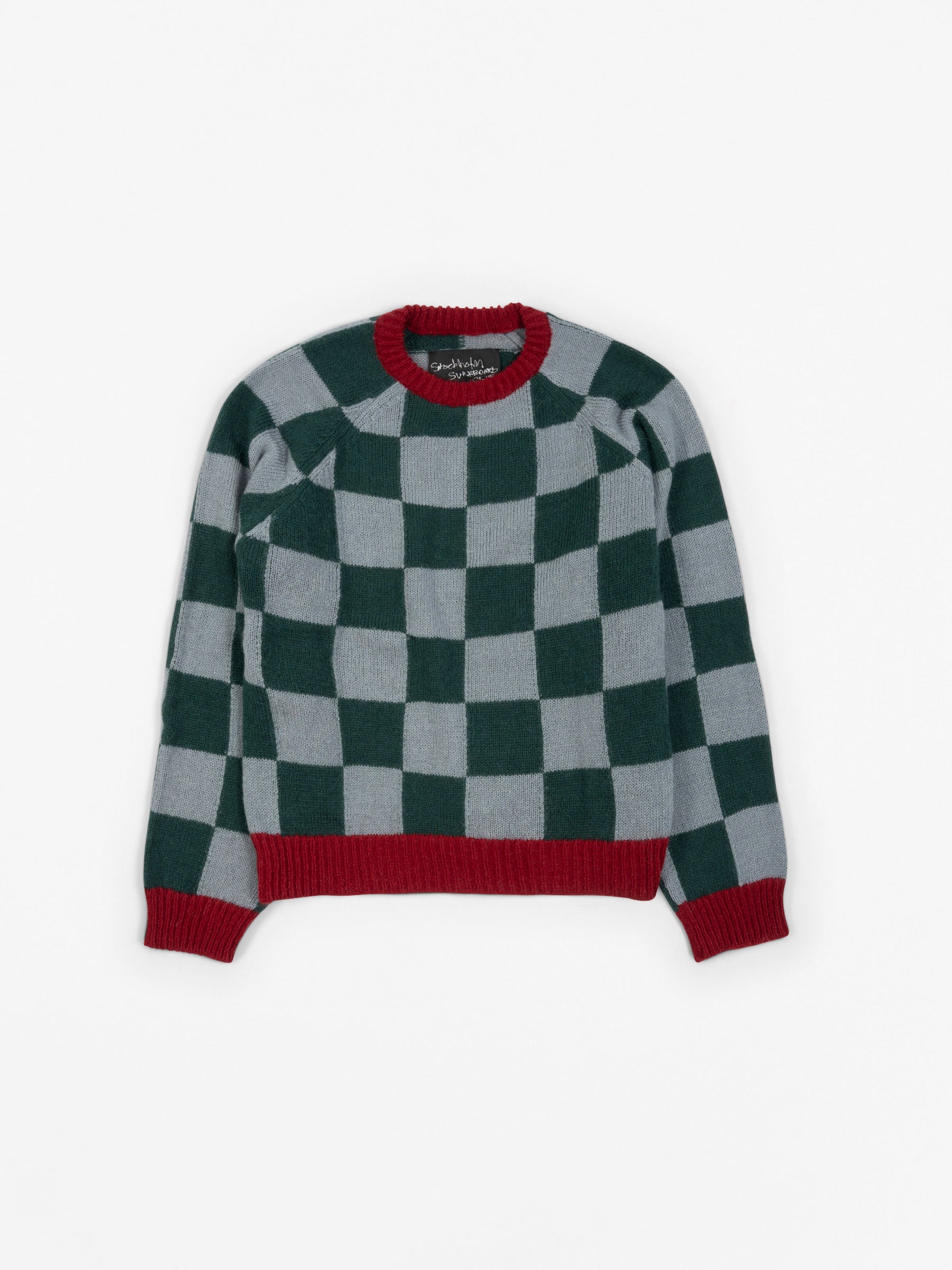 Rag Check Pullover Green/Blue