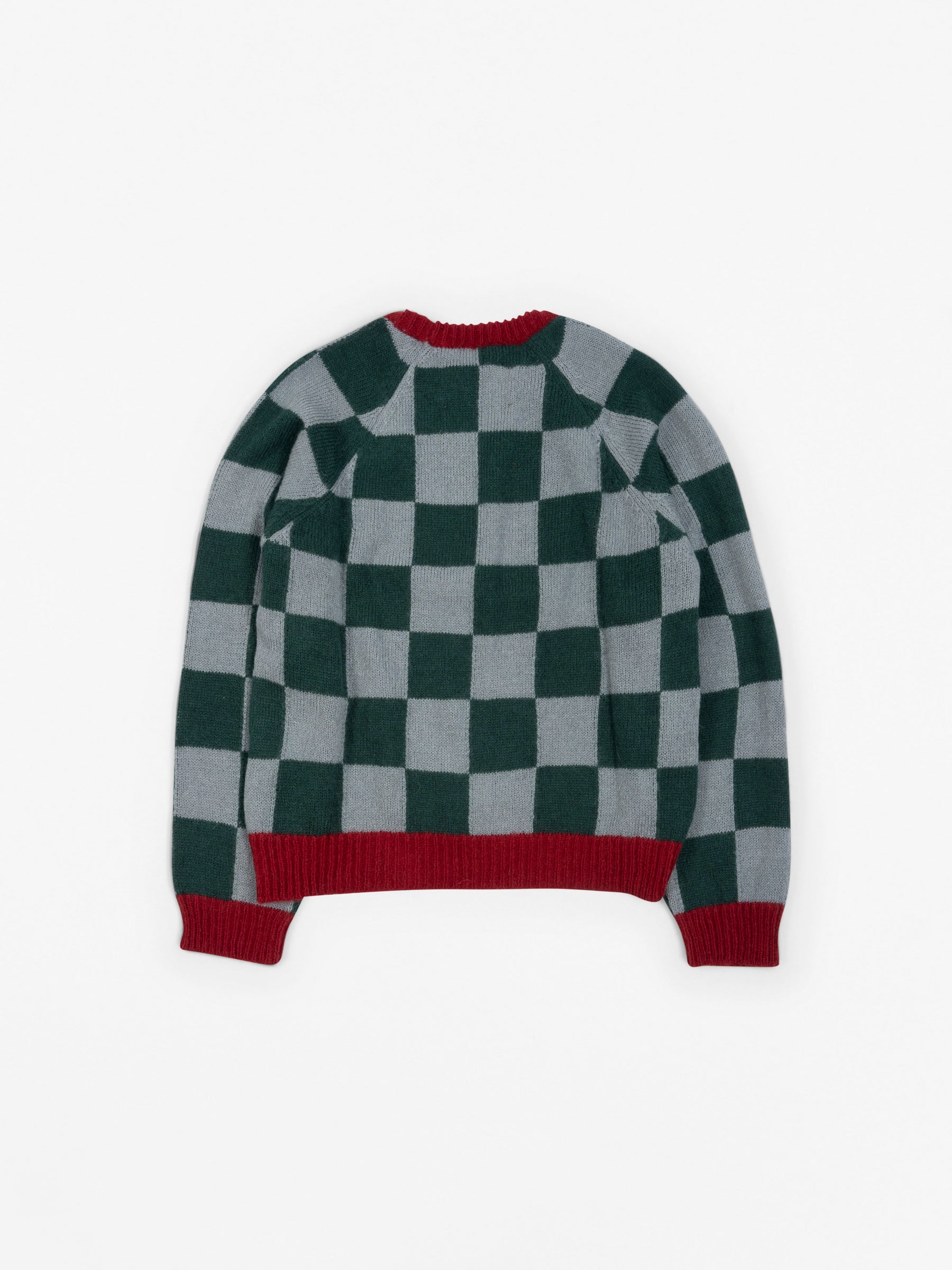 Rag Check Pullover Green/Blue