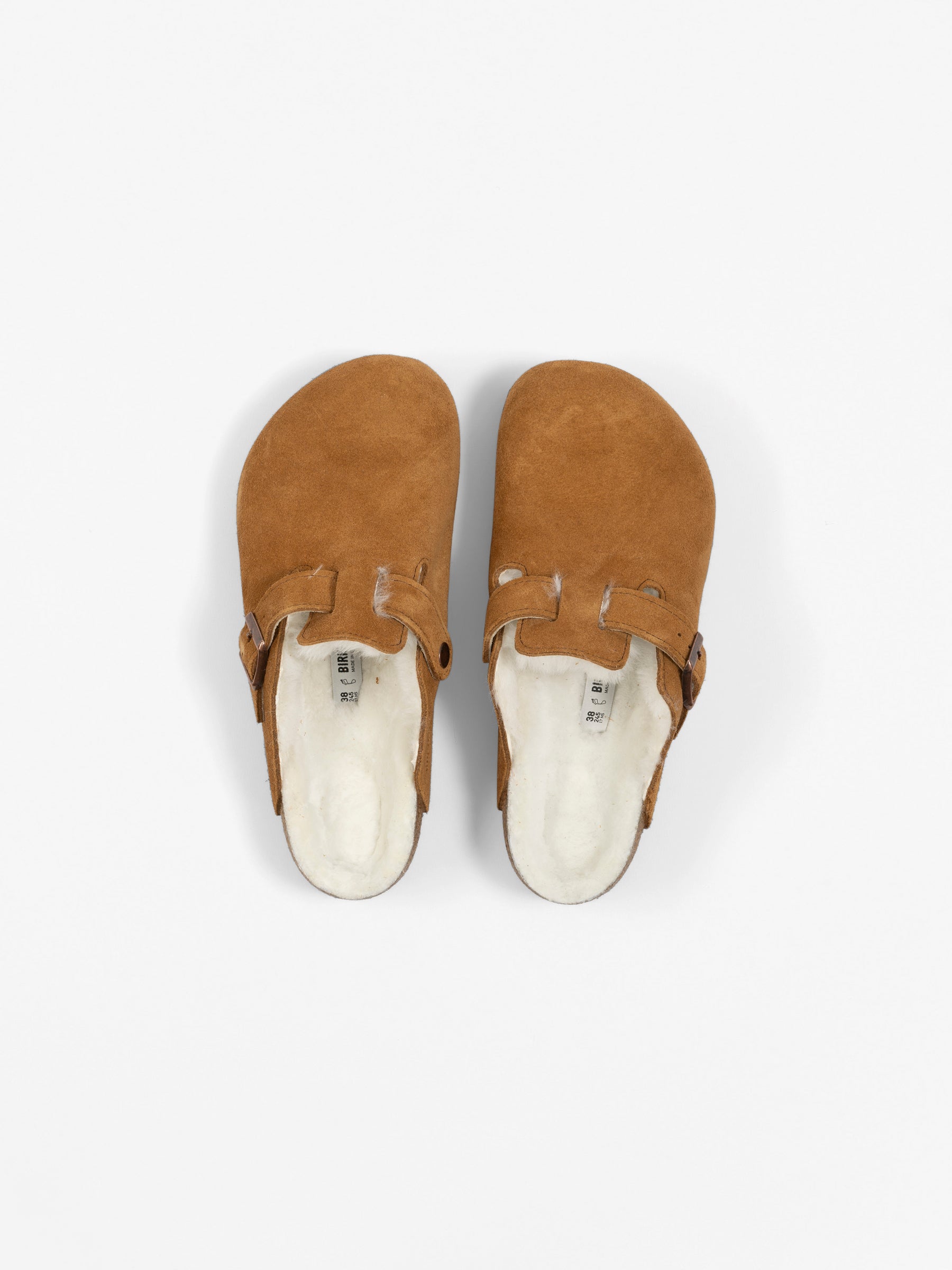 Boston Shearling Suede Leather Mink