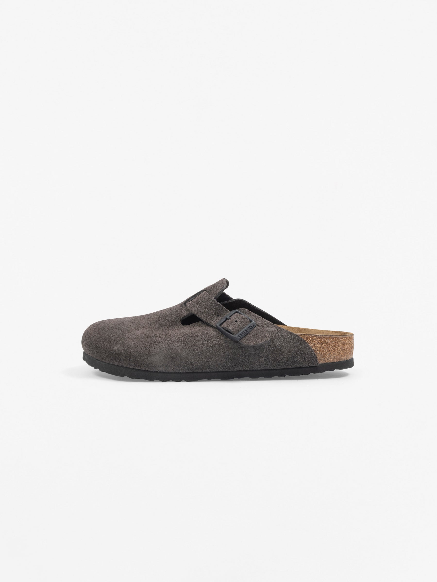 Boston Suede Leather Velvet Grey