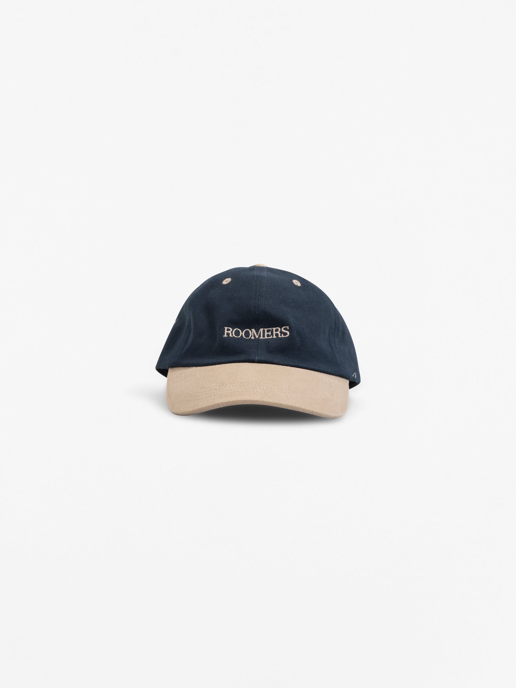 Old Money Dad Cap Navy Blue/Taupe