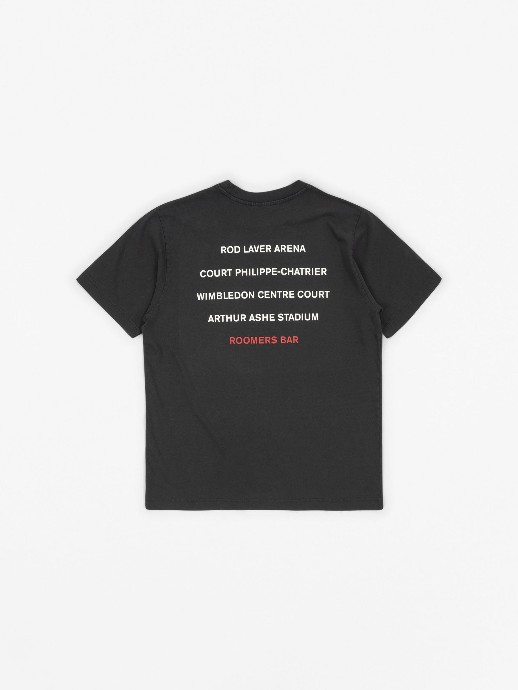 Centre Courts Tee Washed Black