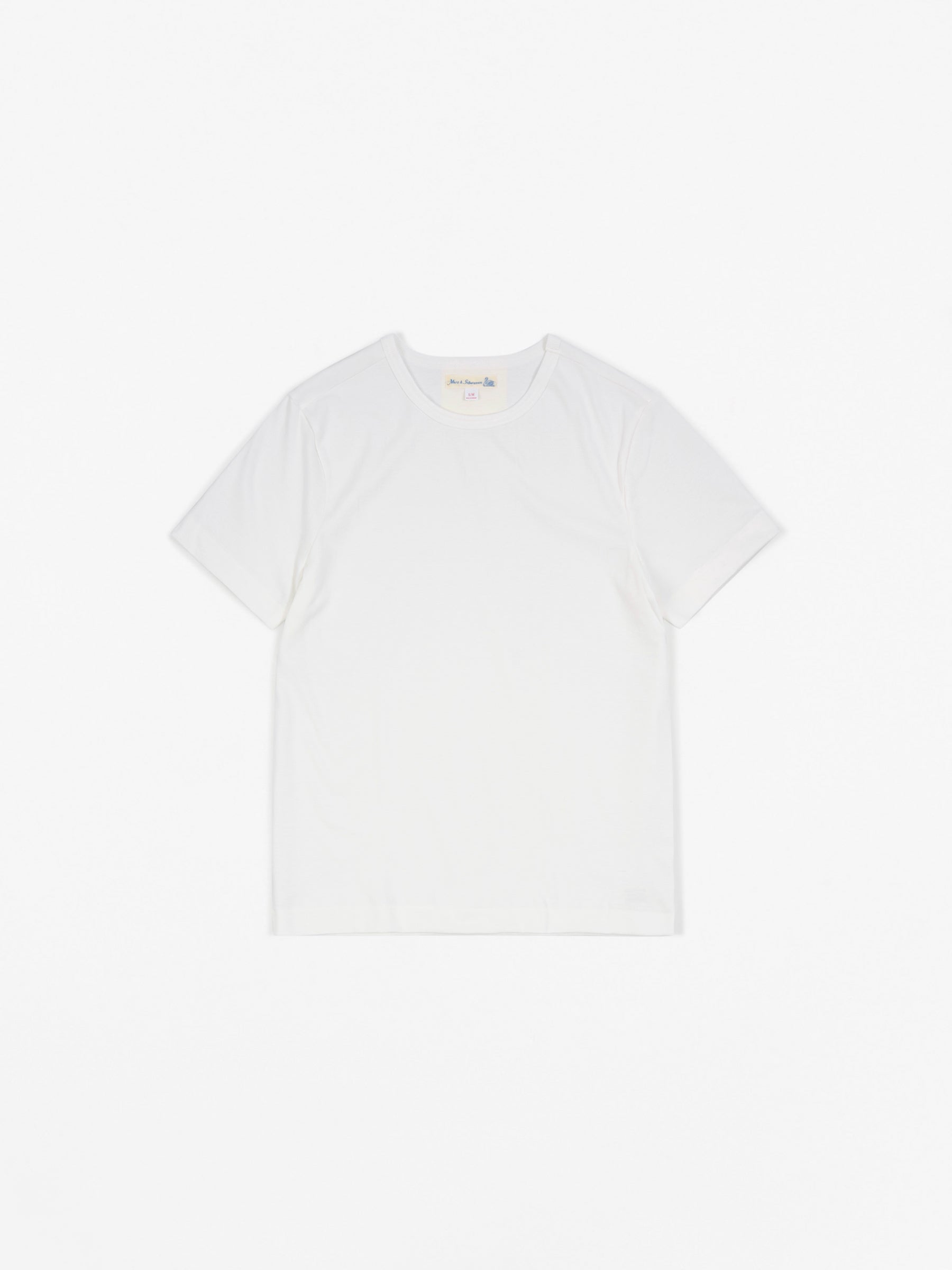 Loopwheeled Classic Fit Tee White