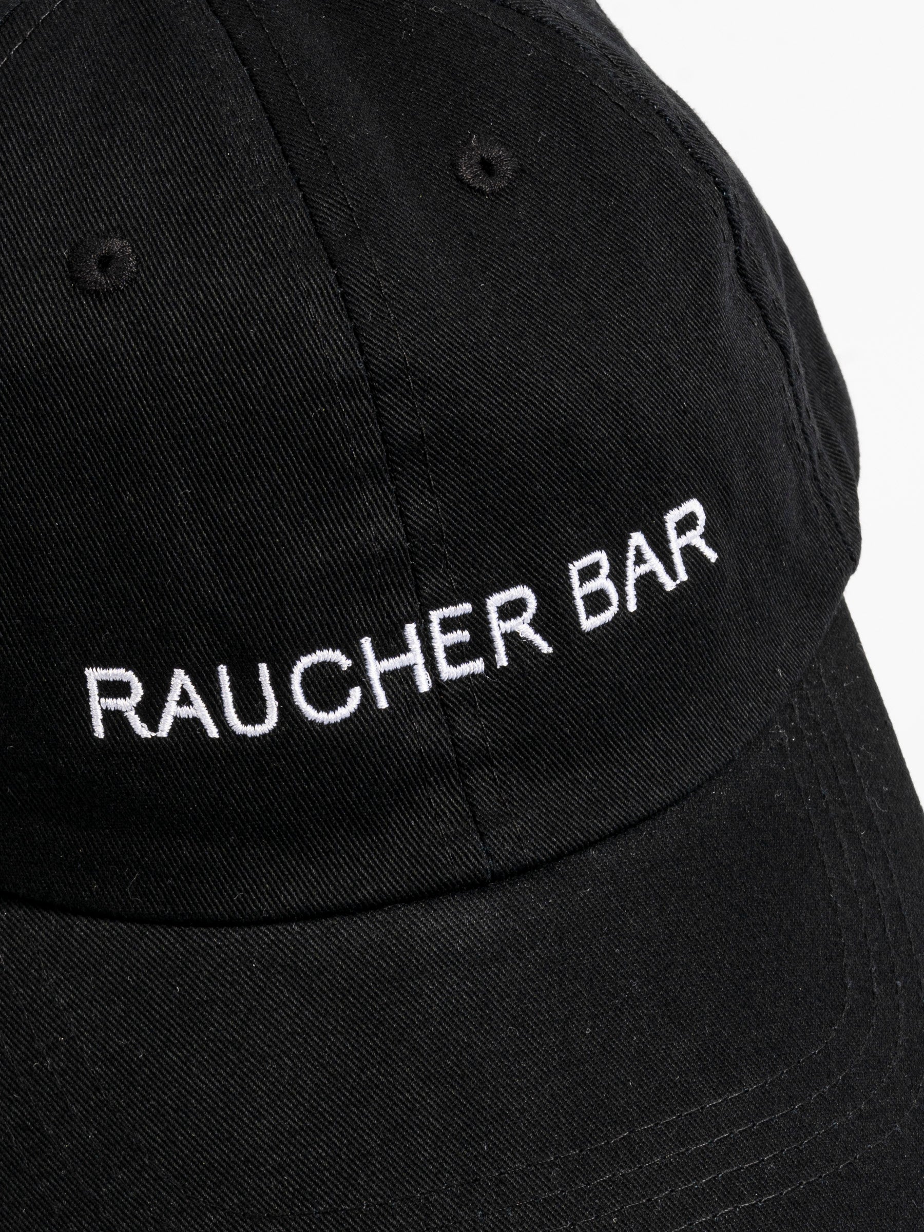 Raucher Bar Vintage Cap Black/White