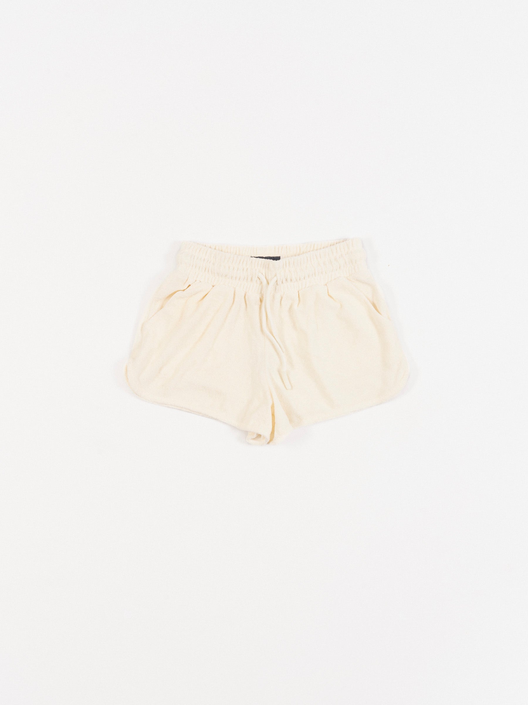 Terry Low Shorts Off White