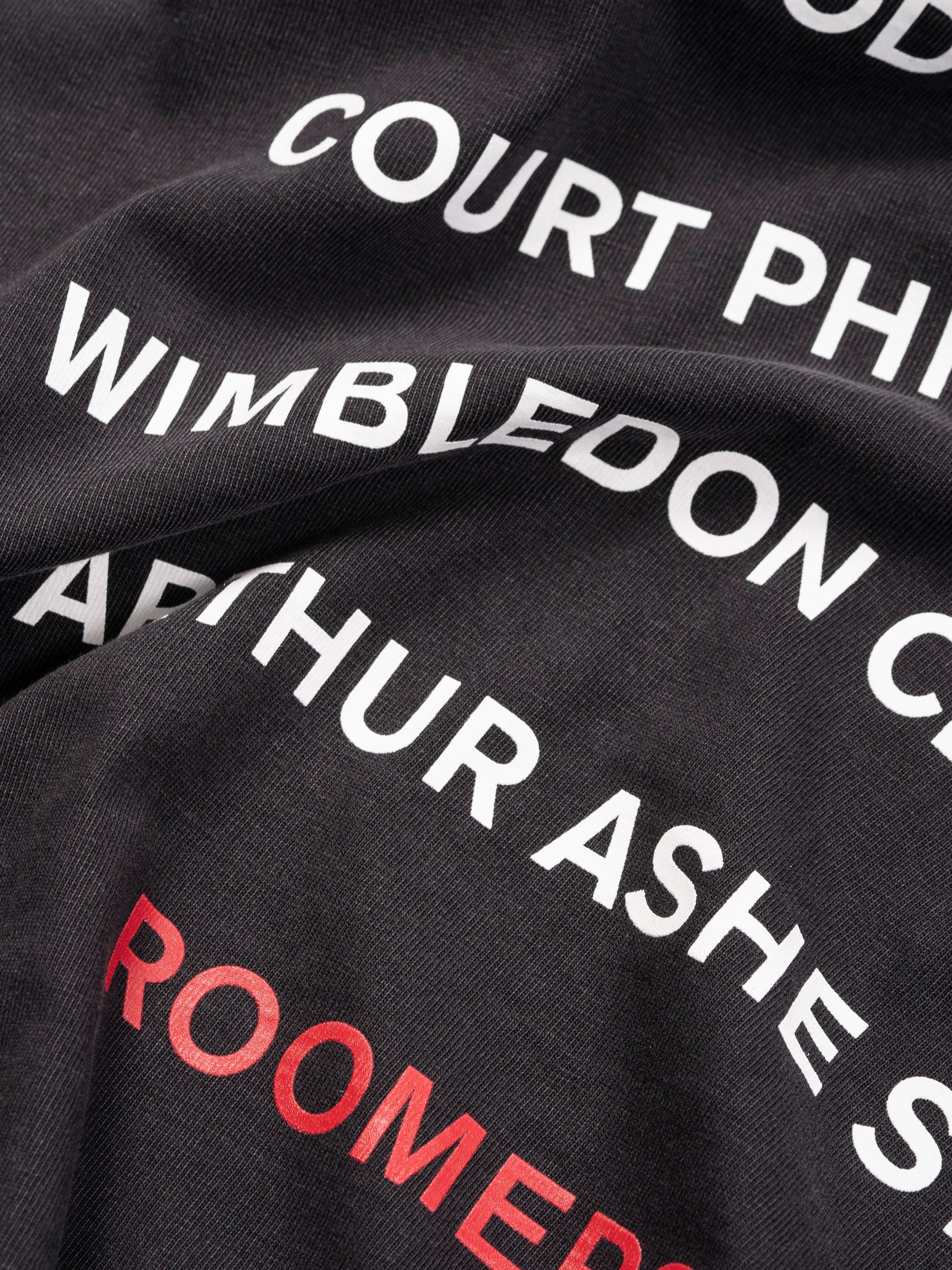 Centre Courts Tee Washed Black