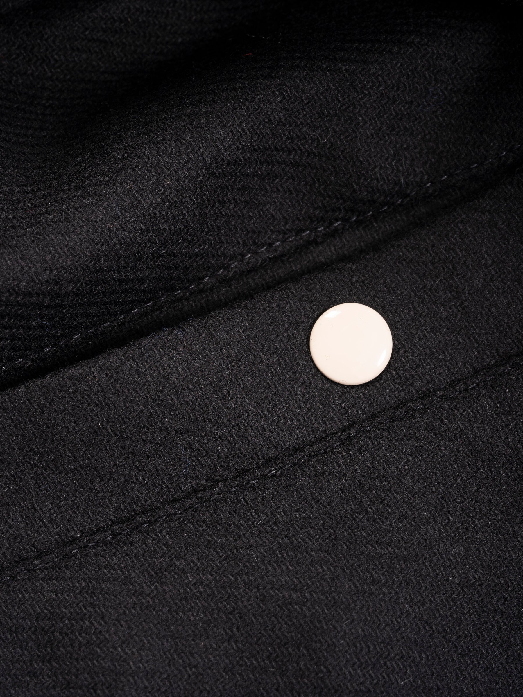 Wool Varsity Jacket Black