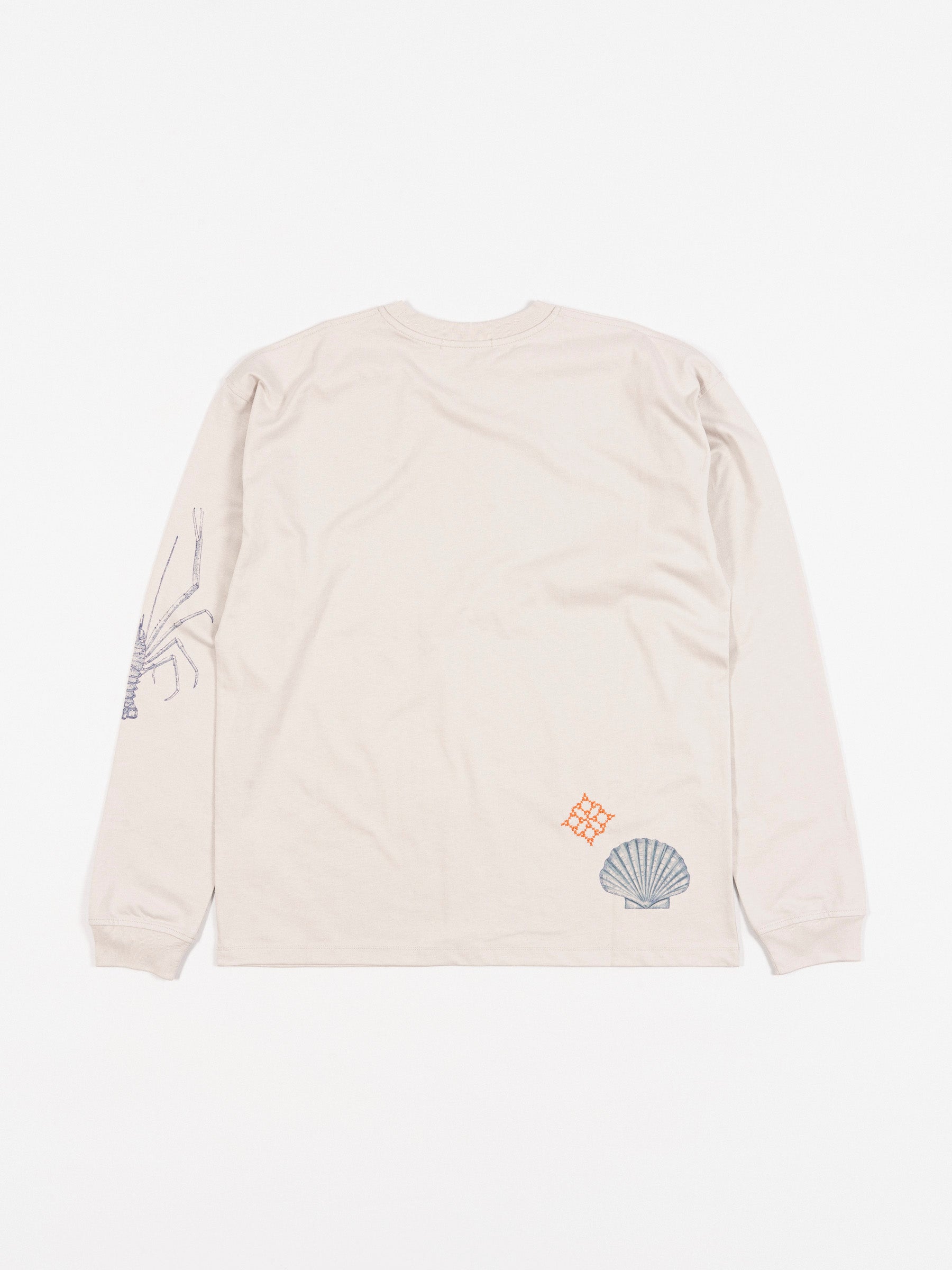 By Small Talk Long Sleeve Tee Off White