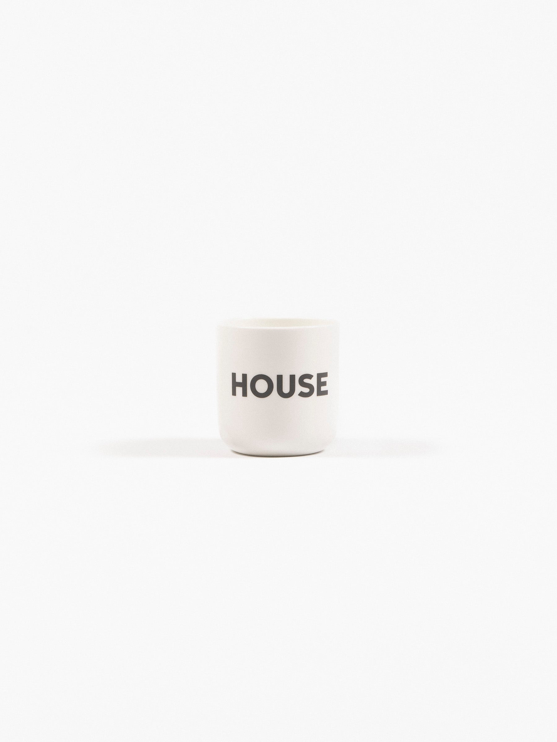 House Porcelain Cup White