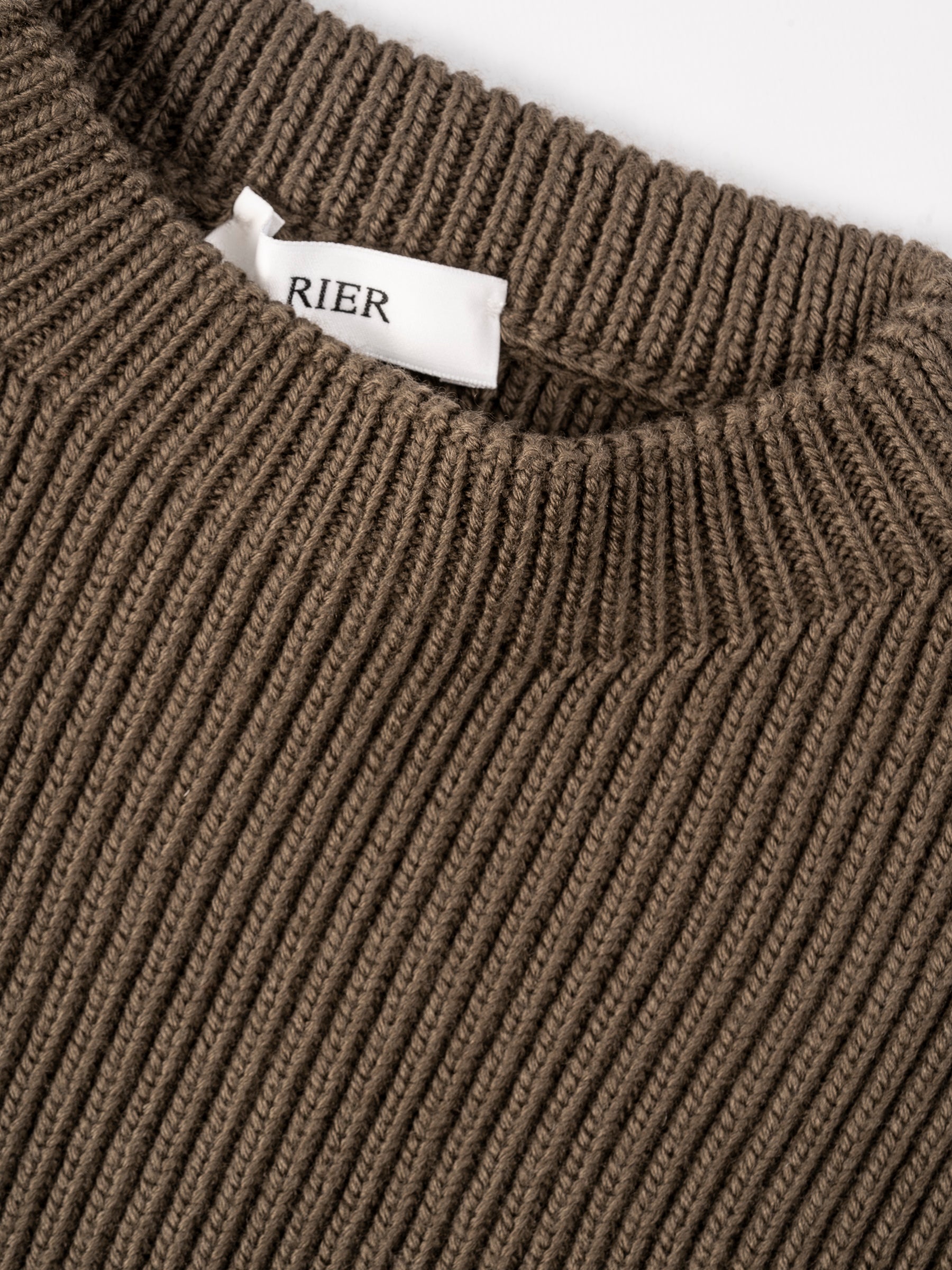 Fishermen Rib Crewneck Castoro