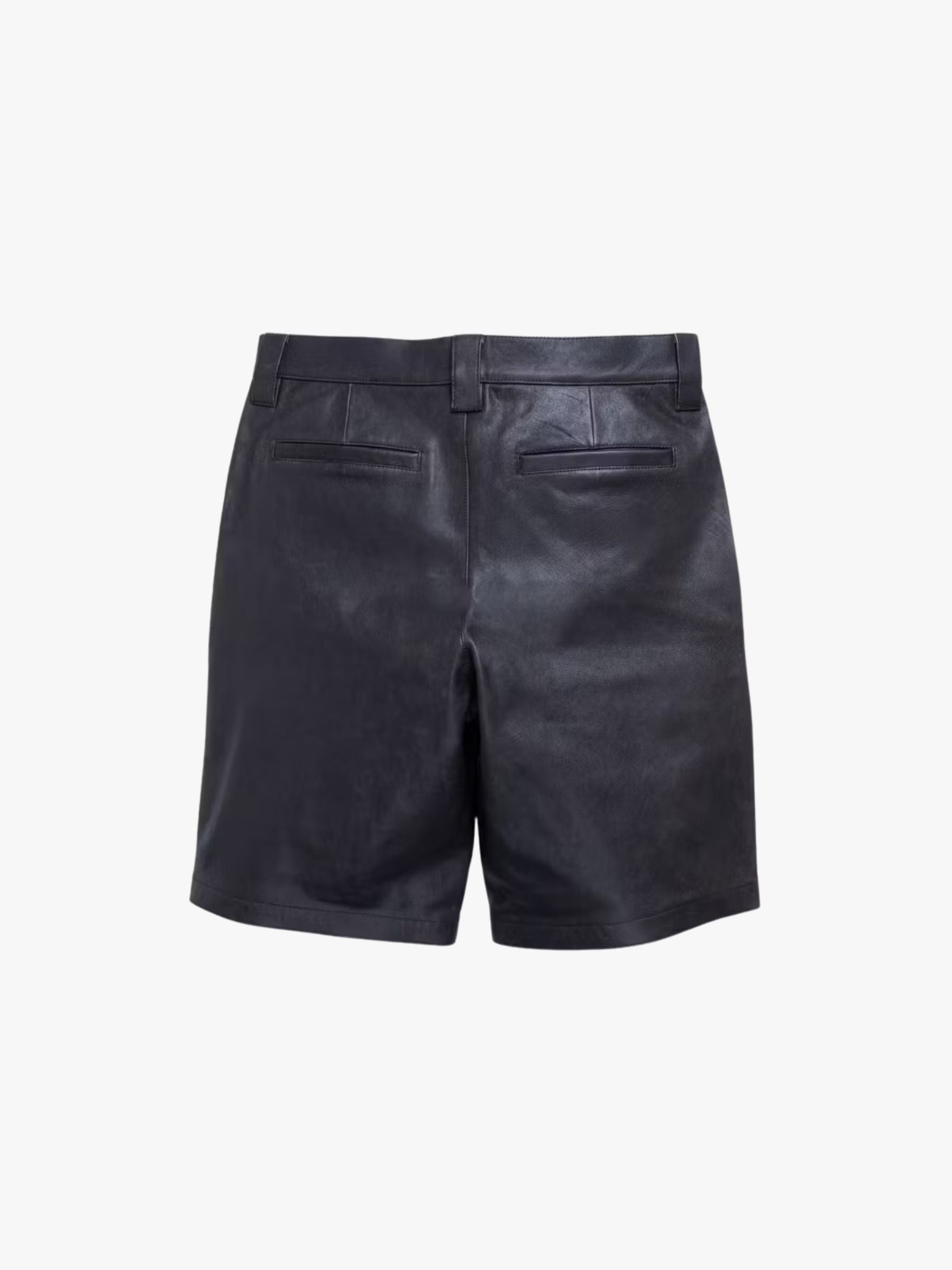 Berner Kuehl Work Shorts Distress Leather Black
