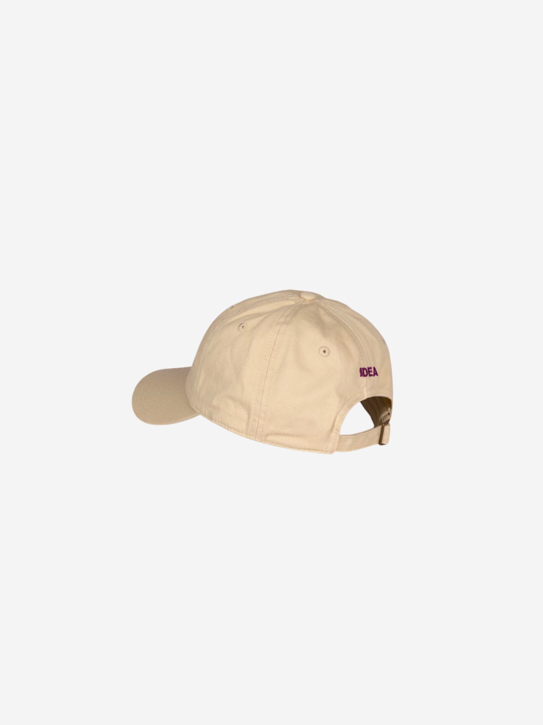 David & Victoria Cap Beige/Purple