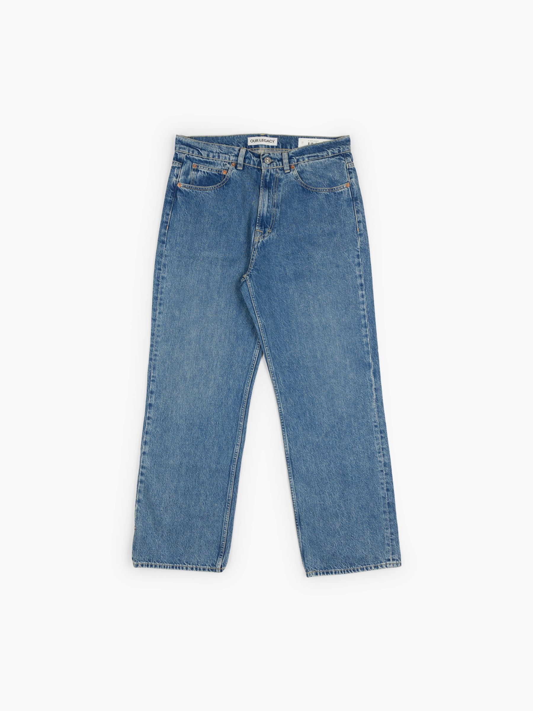 Our Legacy Third Cut Tech Wash Denim Blue