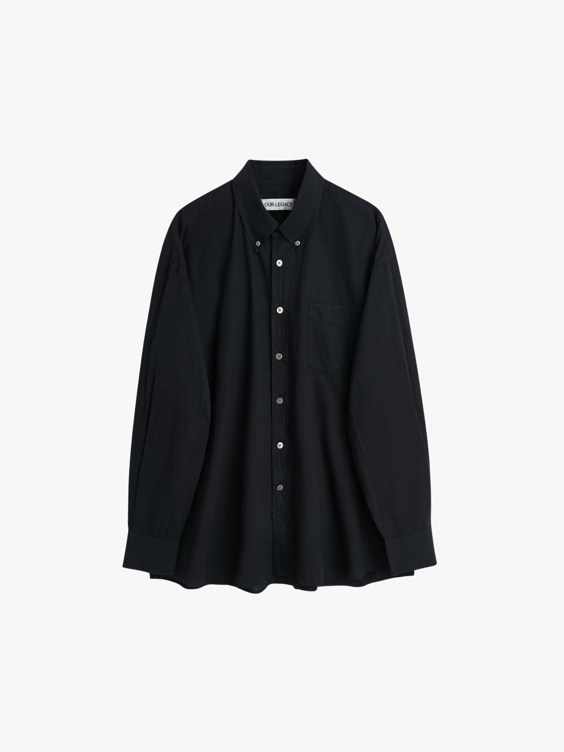 Our Legacy Borrowed BD Shirt Voile Black