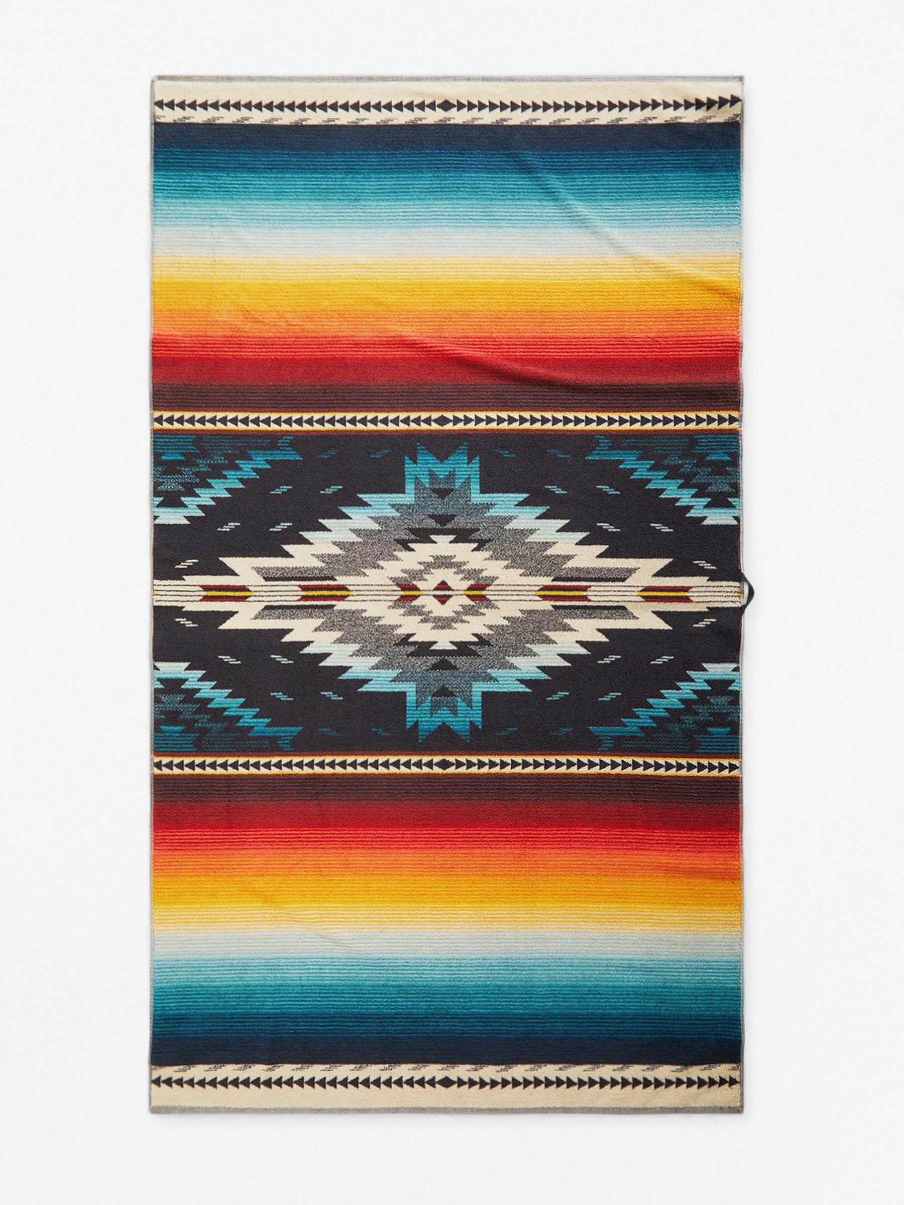 Oversized Jacquard Towel Saltillo Sunset